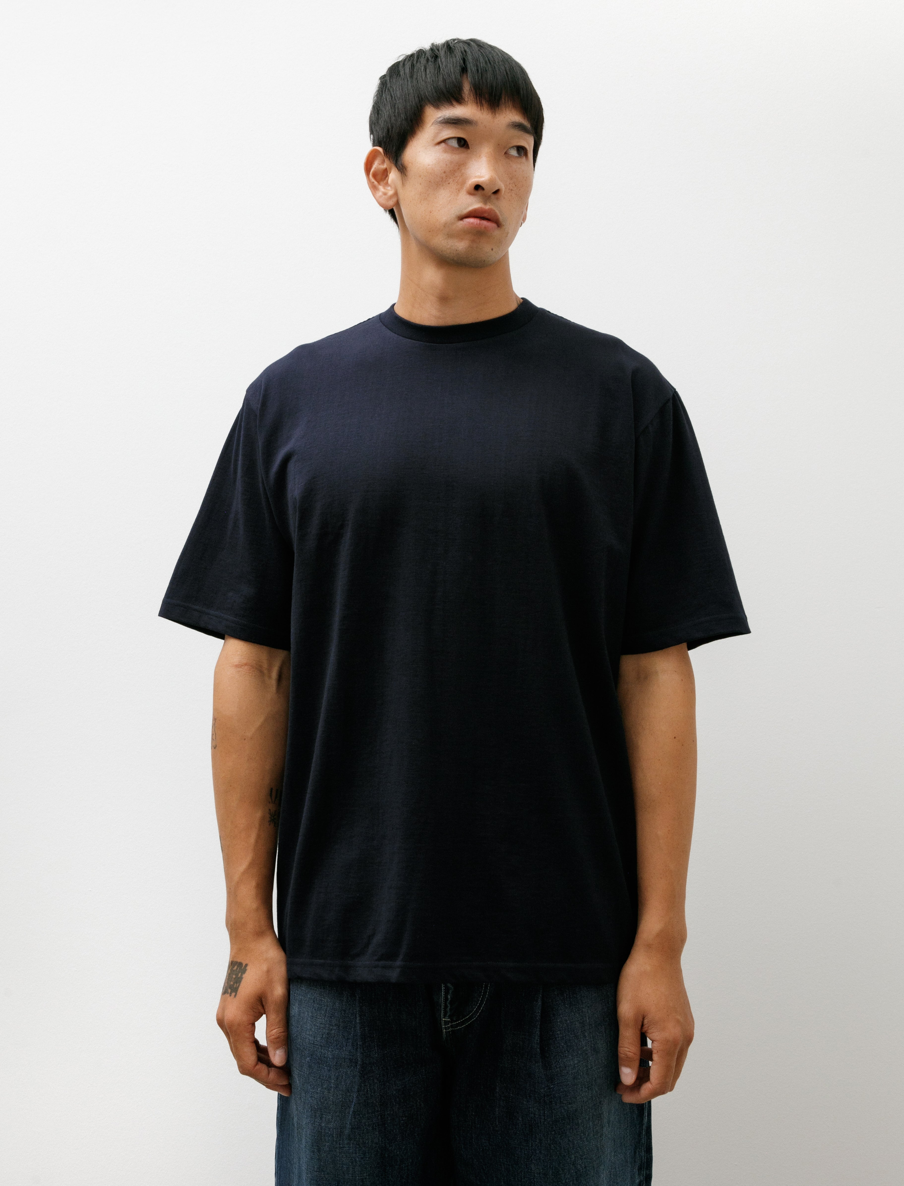 Graphpaper 2-Pack Crew Neck Tee Navy