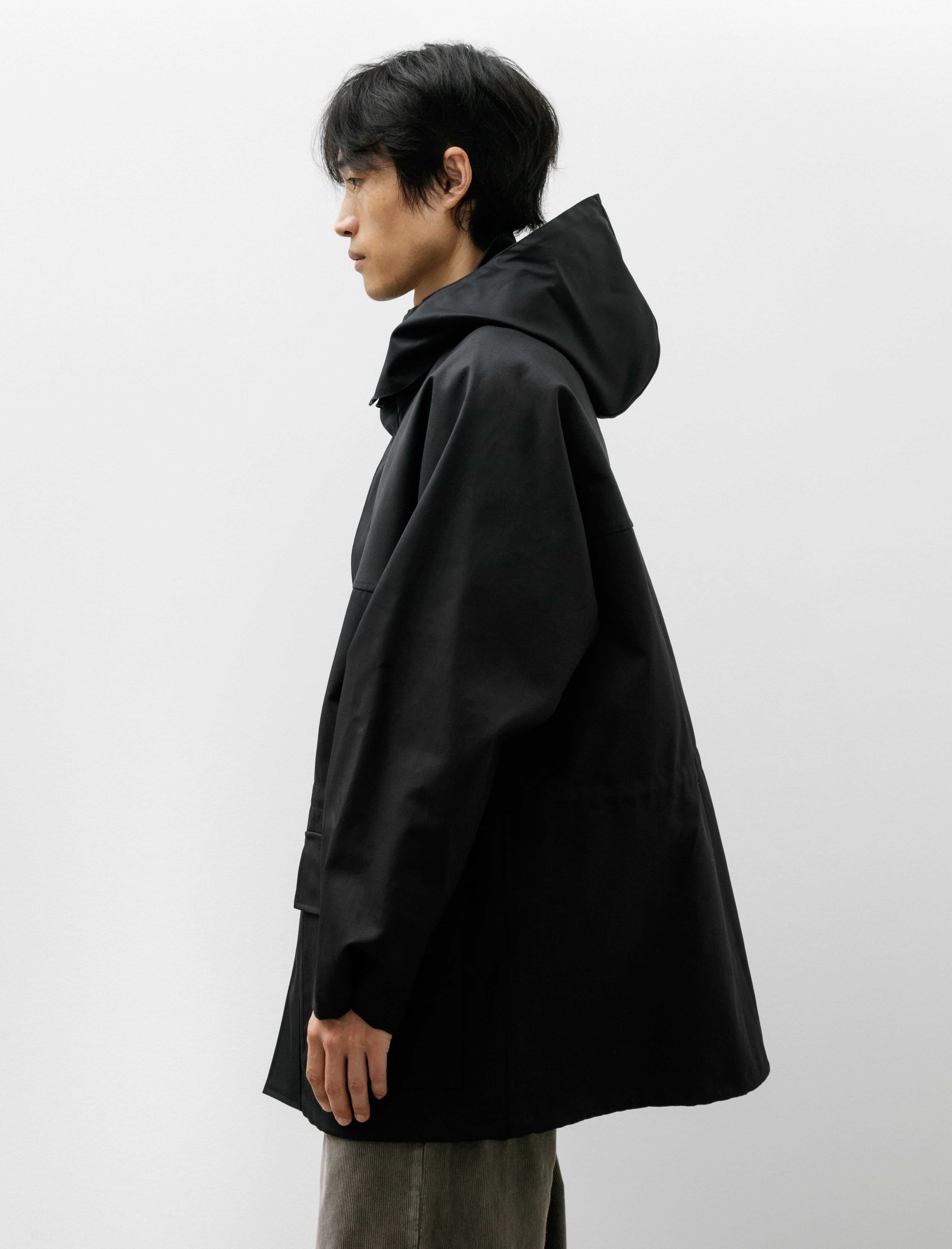 Auralee High Density Bonded Cotton Gabardine Blouson Dark Navy