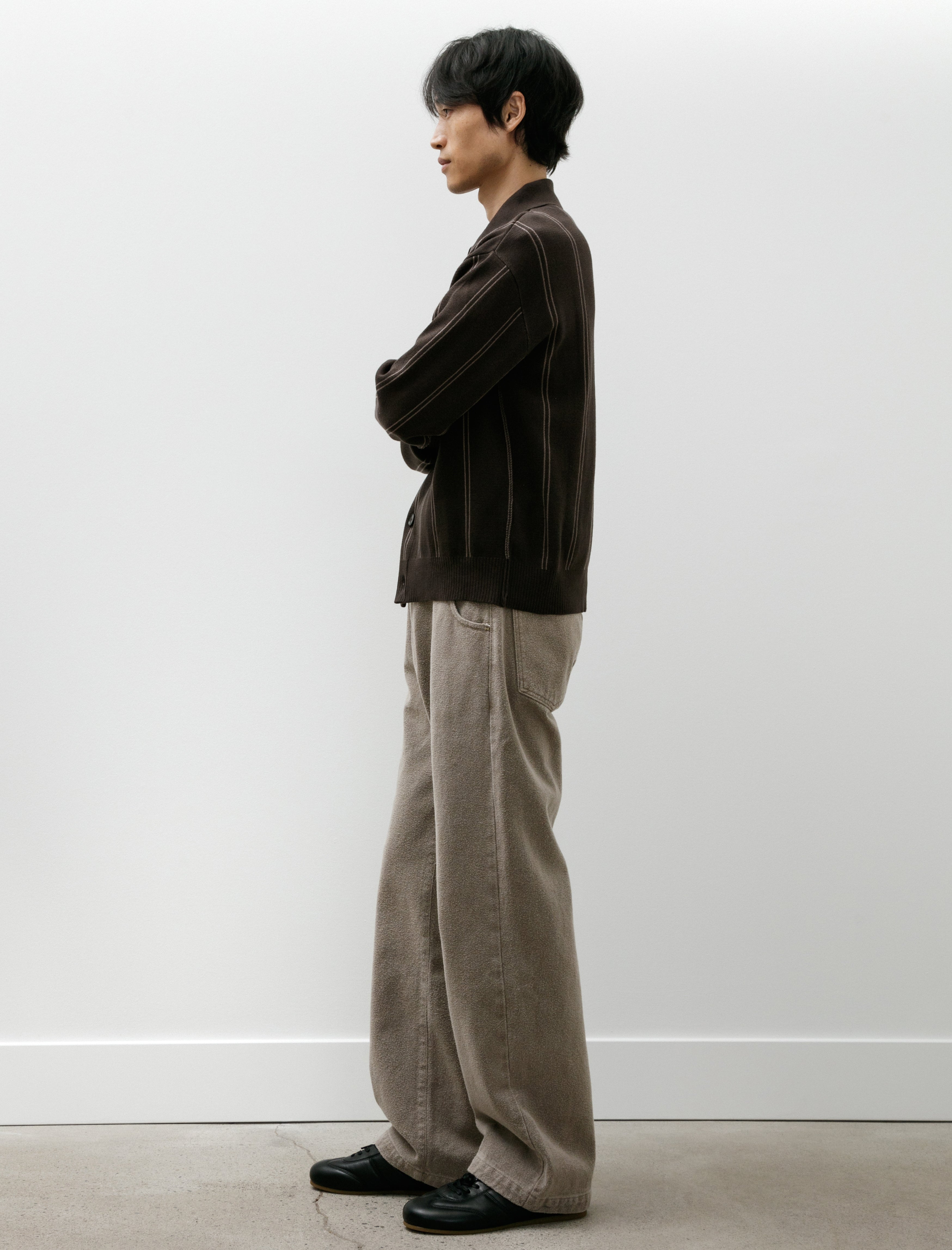 mfpen Straight Cut Jeans Brushed Mudstone