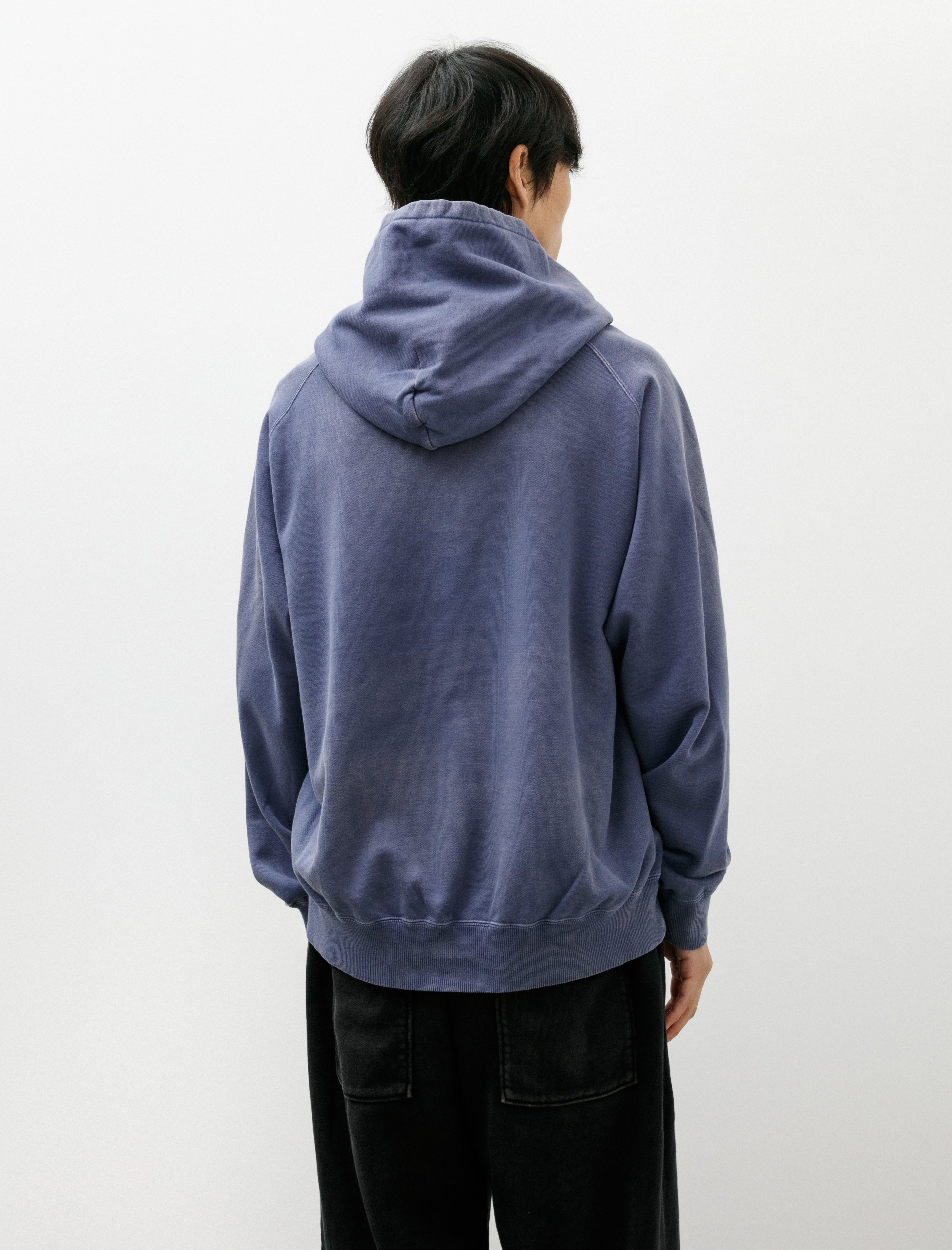 Cottle Time After Dye Hoodie Ultramarine Blue