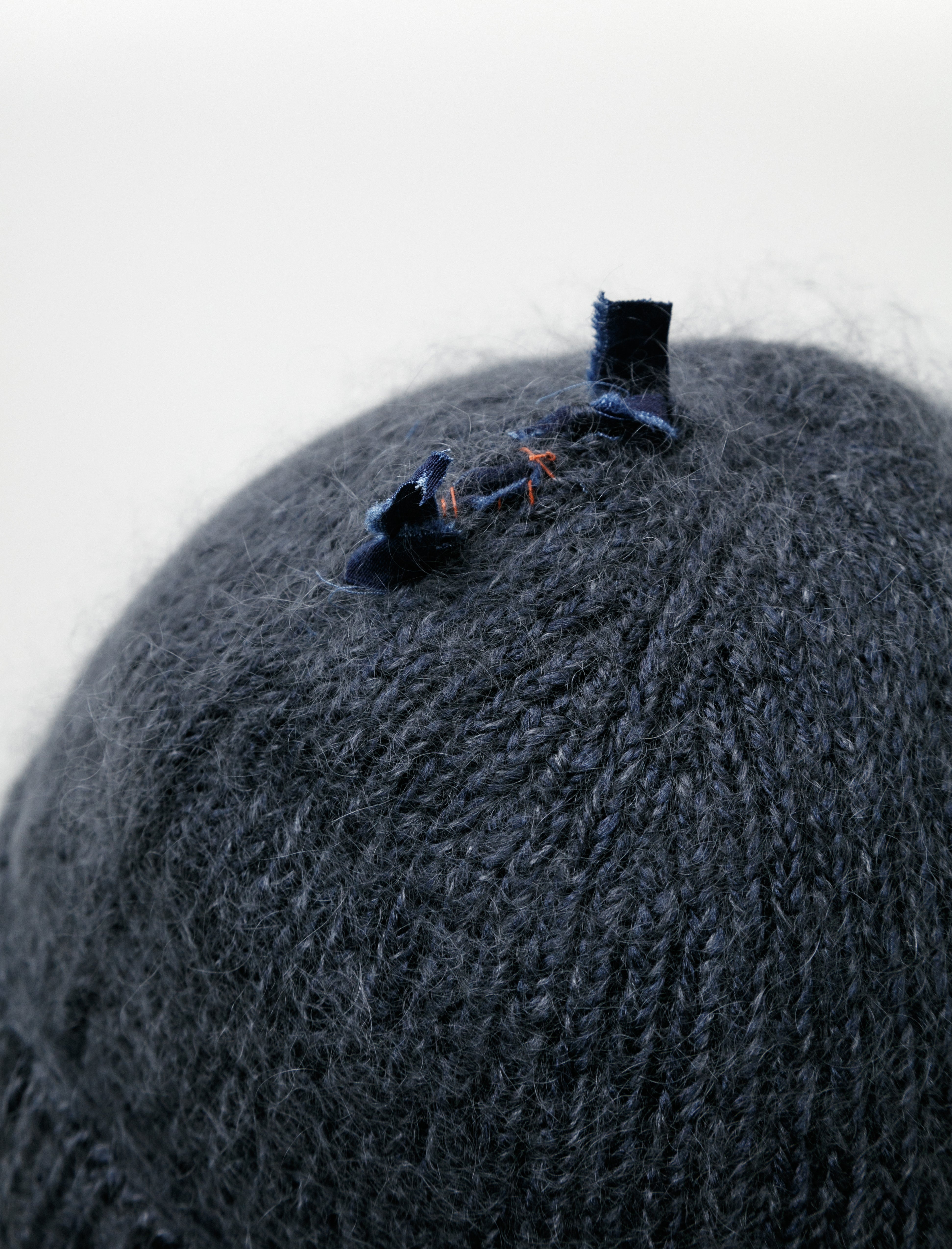 Cottle Silk Mohair Sparkle Beanie Shadow Moon