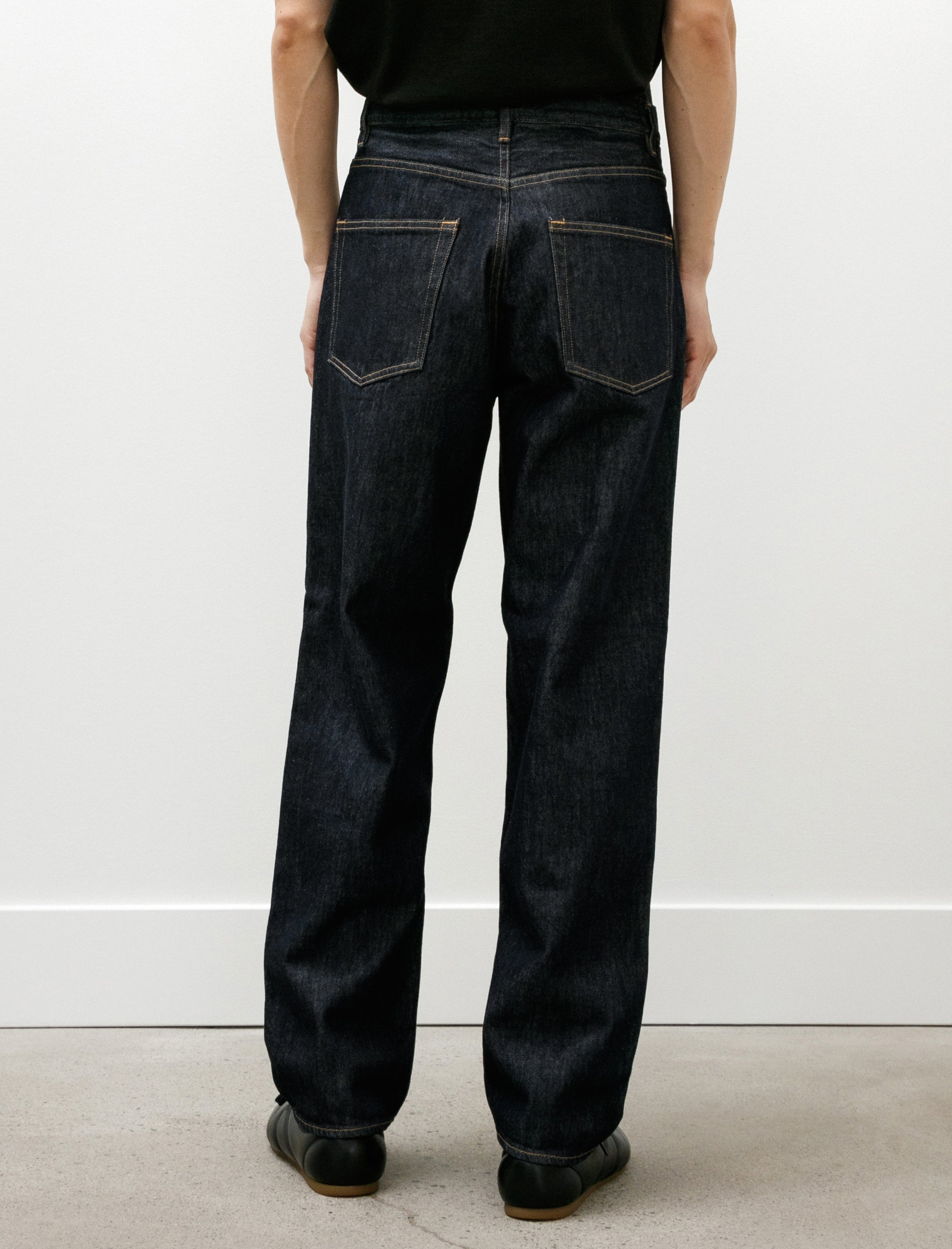 Auralee Hard Twist Wide Denim Pants Indigo