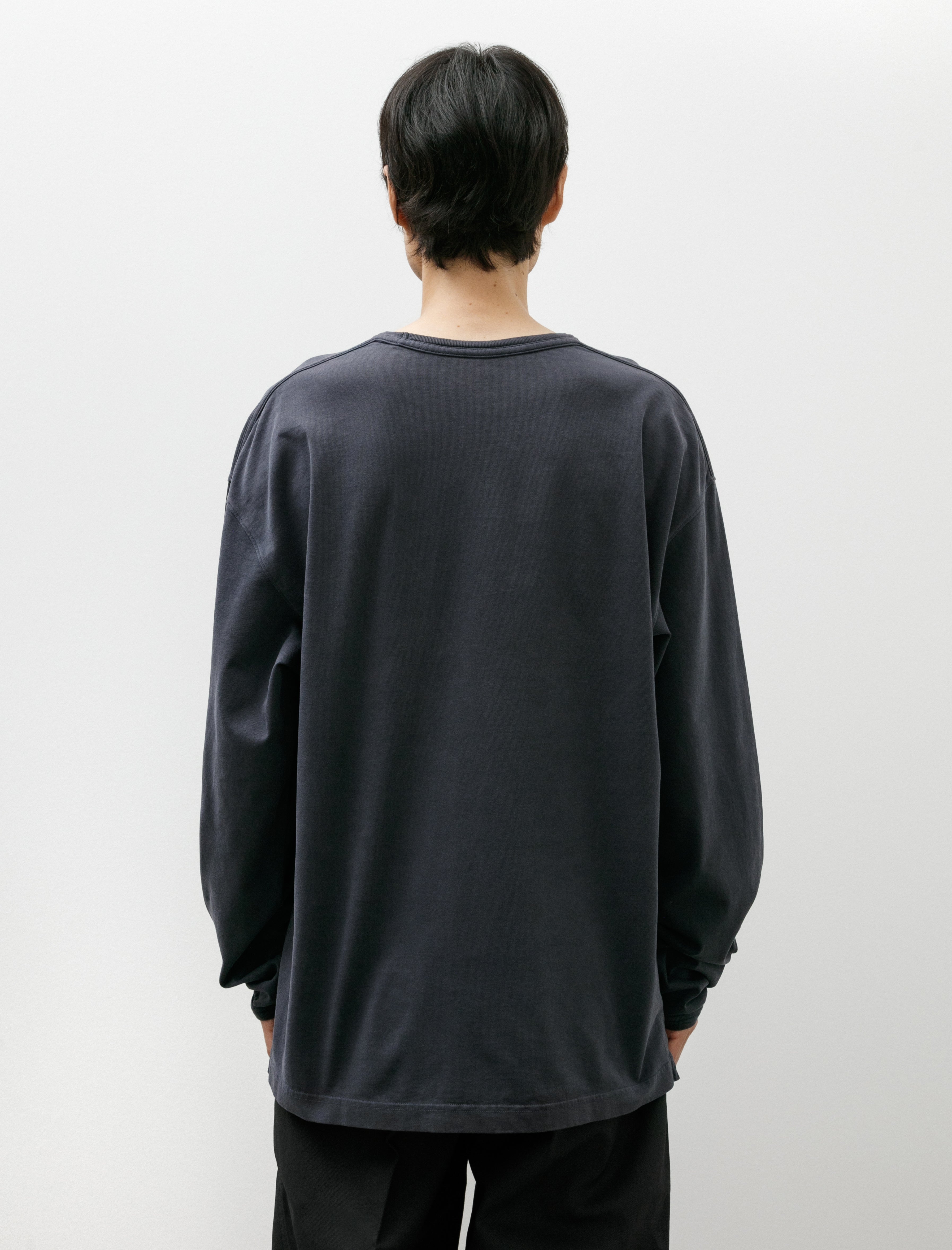 Lemaire Long Sleeve T-Shirt Stone Blue