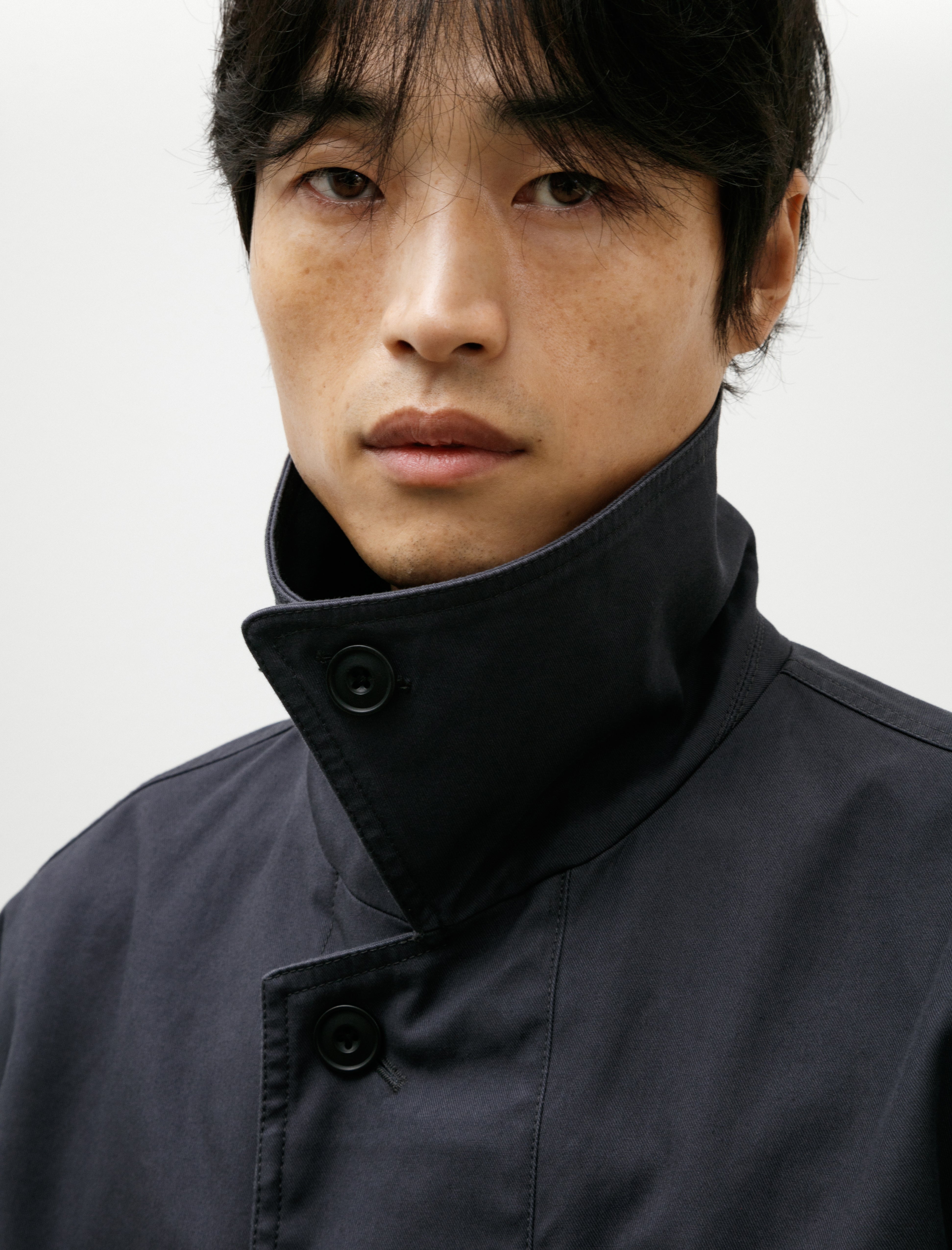 Lemaire Boxy Blouson Graphite Blue