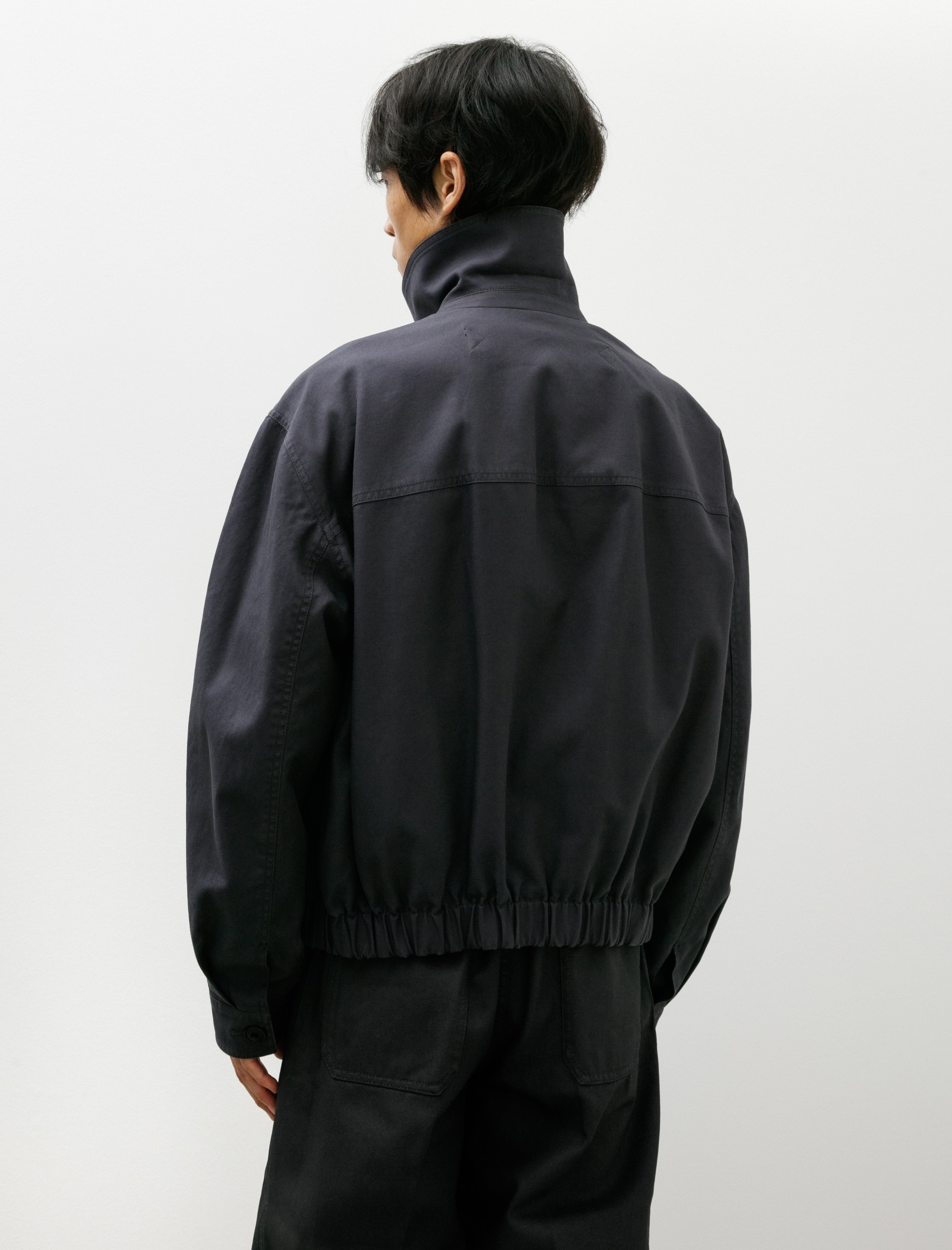 Lemaire Boxy Blouson Graphite Blue