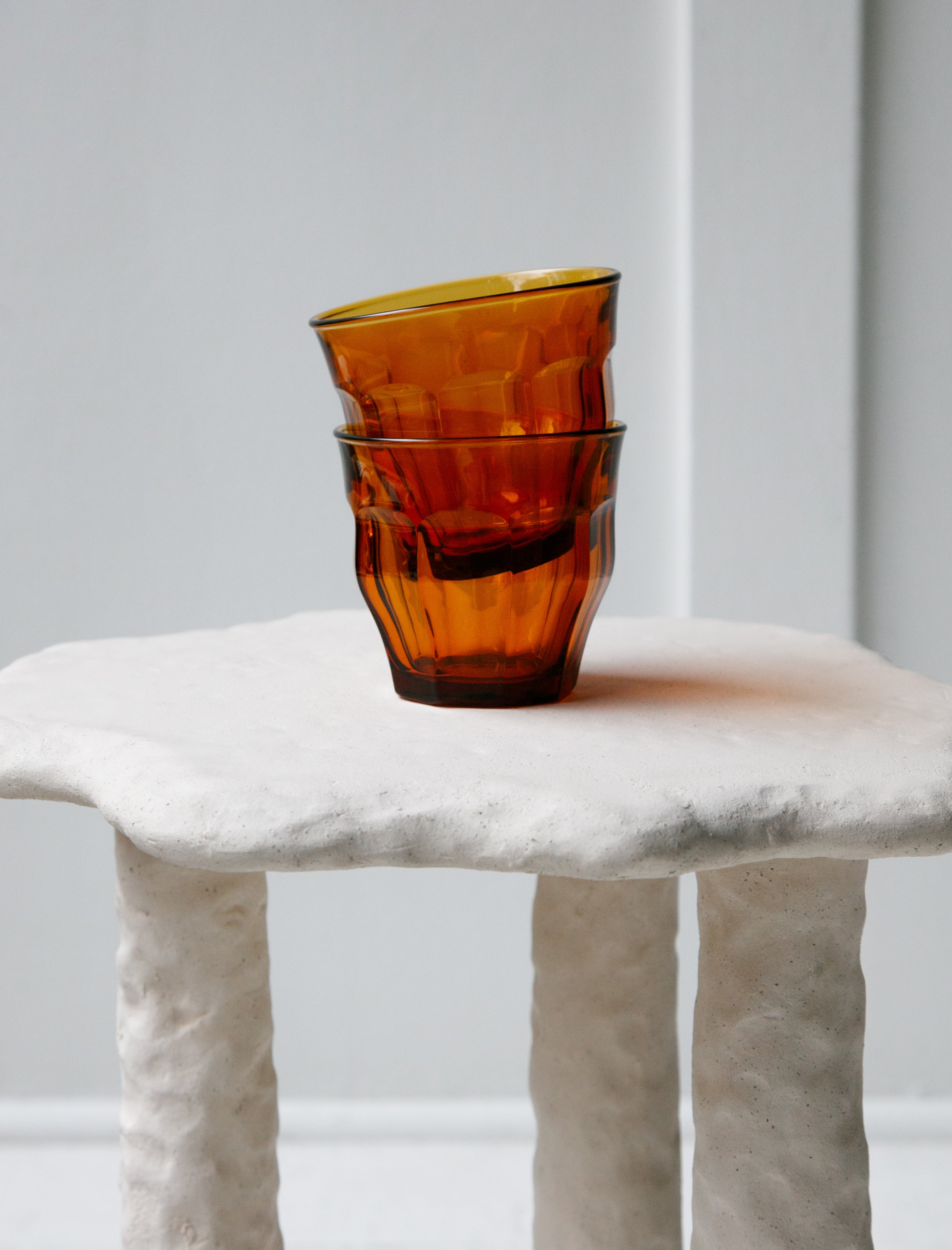 Ensemble Tipsy Glasses Amber