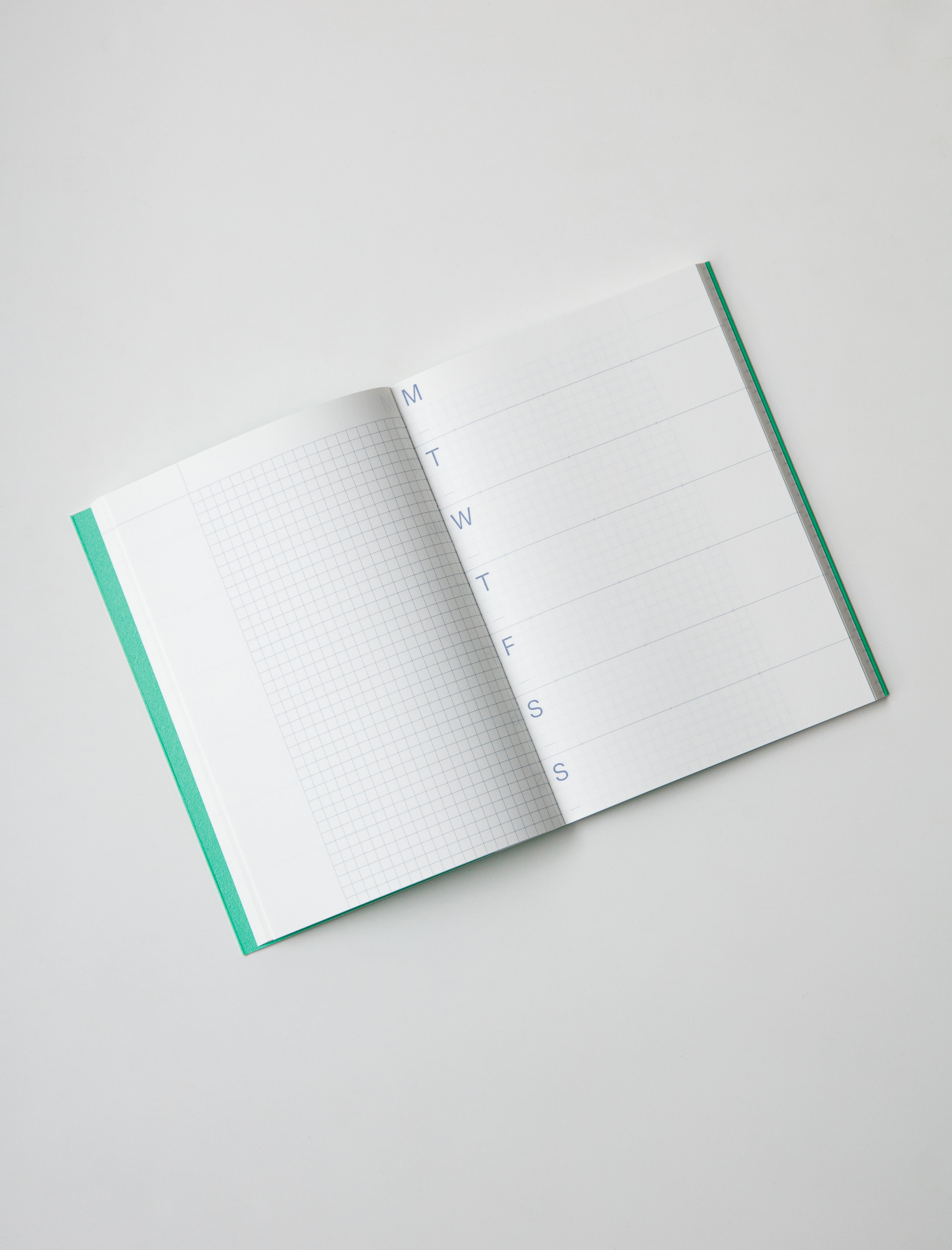 Mishmash Undated Planner Notes Lucky Green