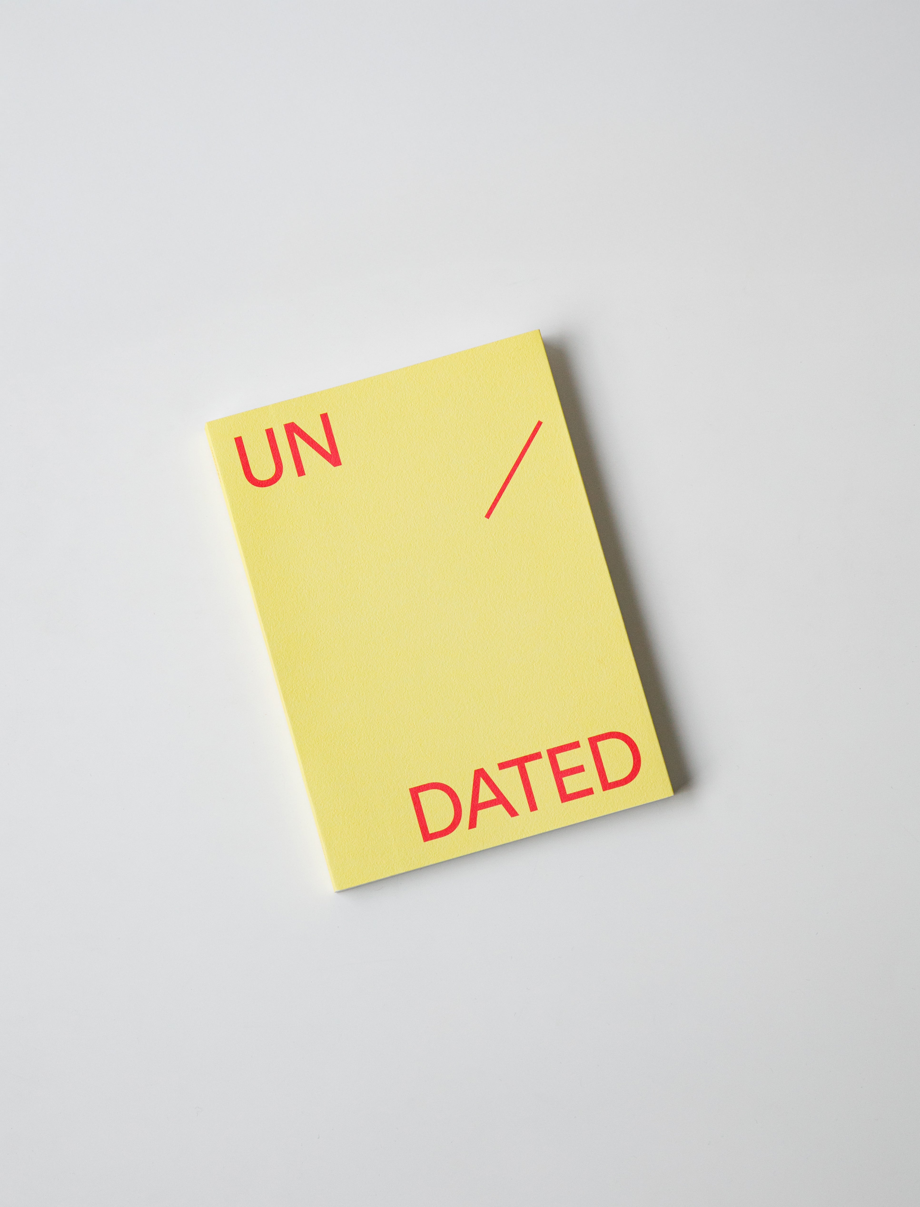 Mishmash Undated Planner Notes Lemon
