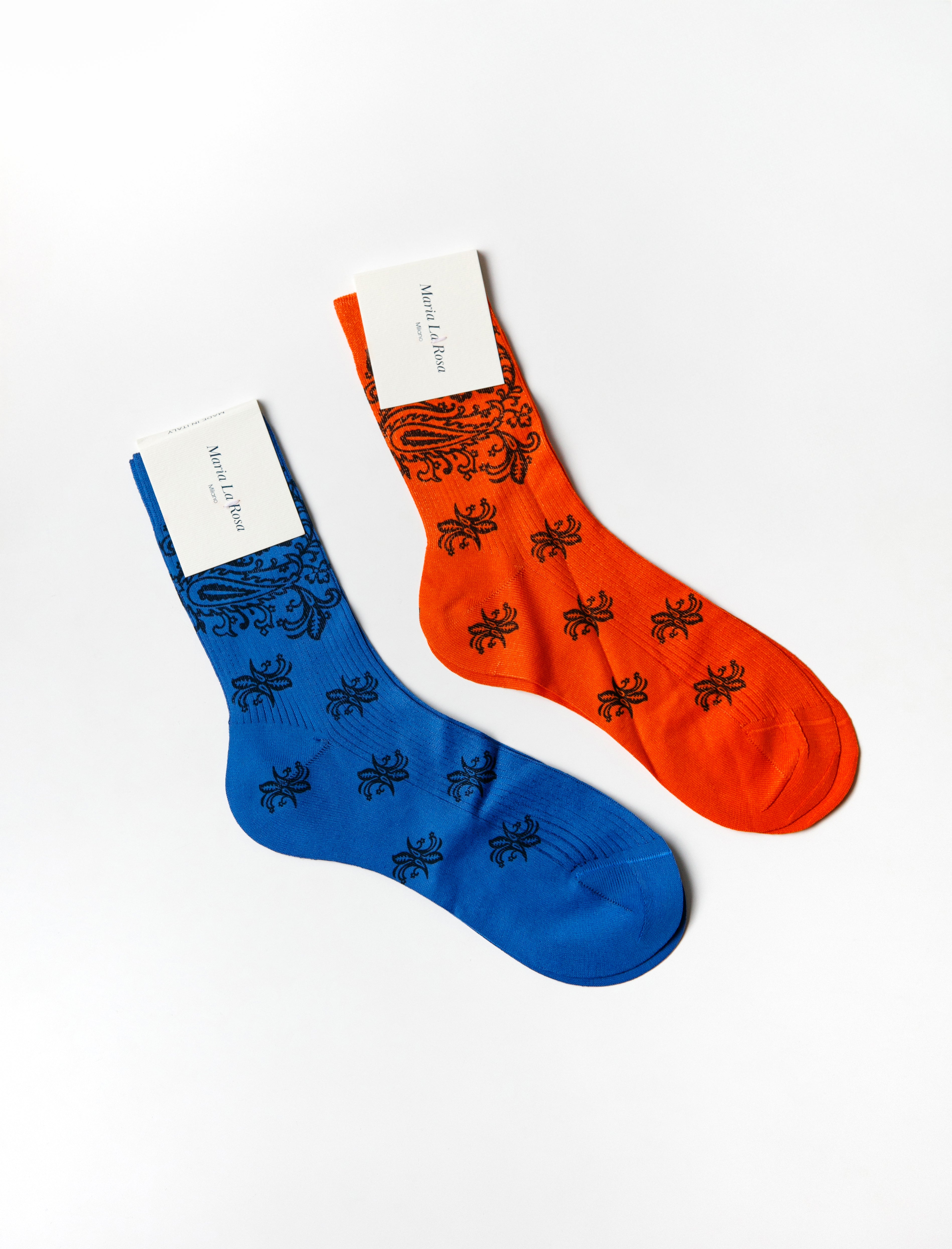 Maria La Rosa Fortaleza Bandana Print Socks