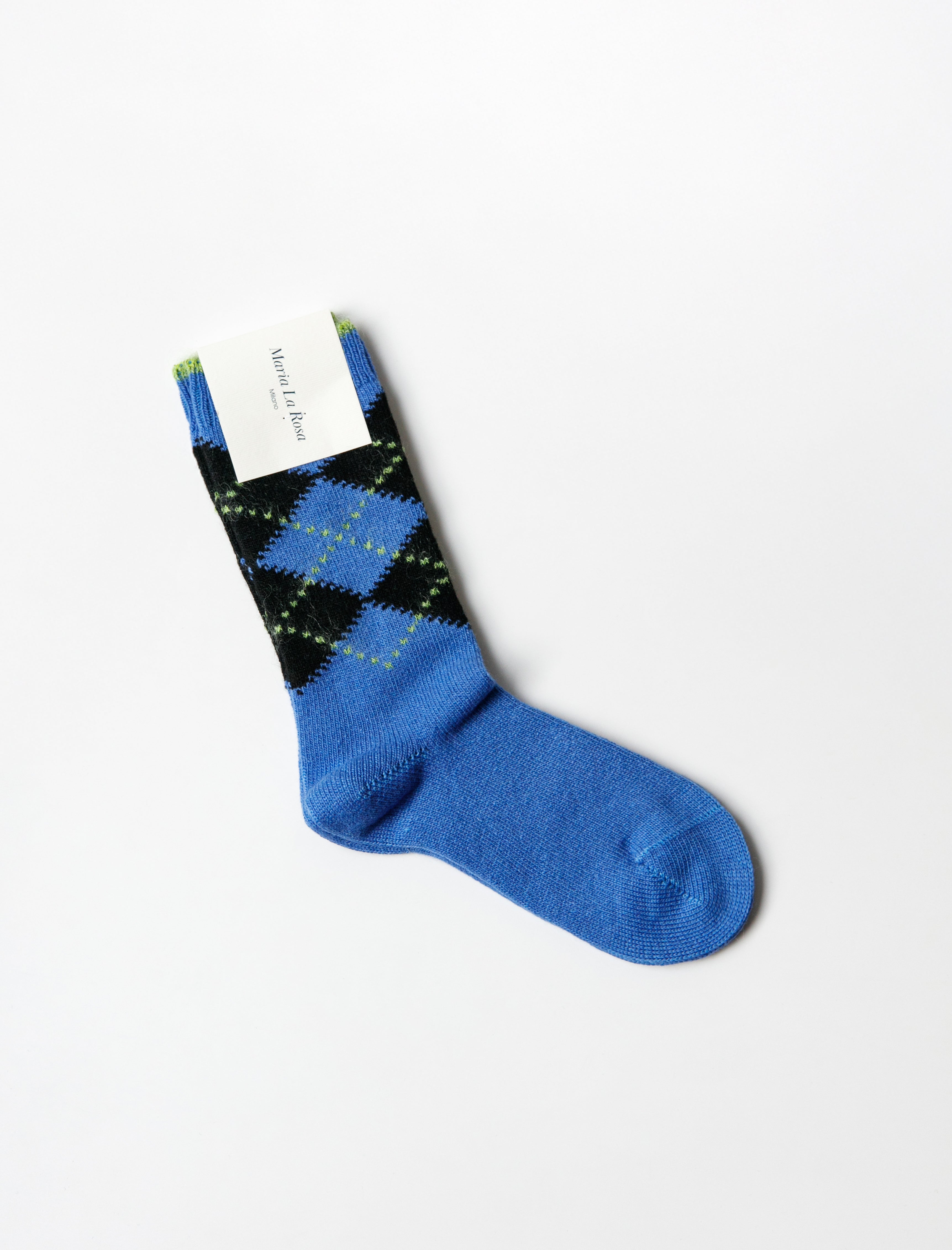 Maria La Rosa Britain Argyle Socks