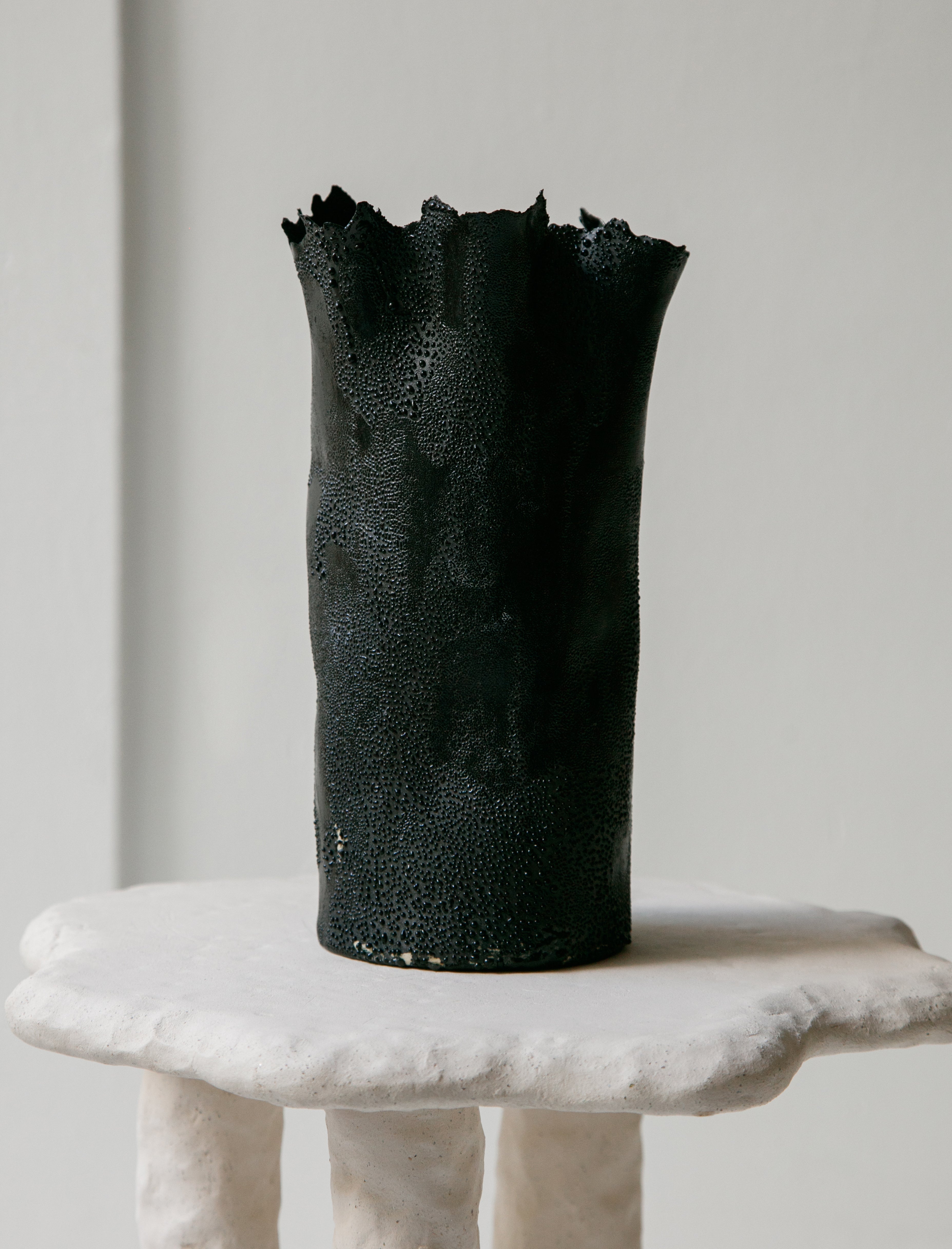 Nathalee Paolinelli Deconstructed Cylinder Black Lichen Pop