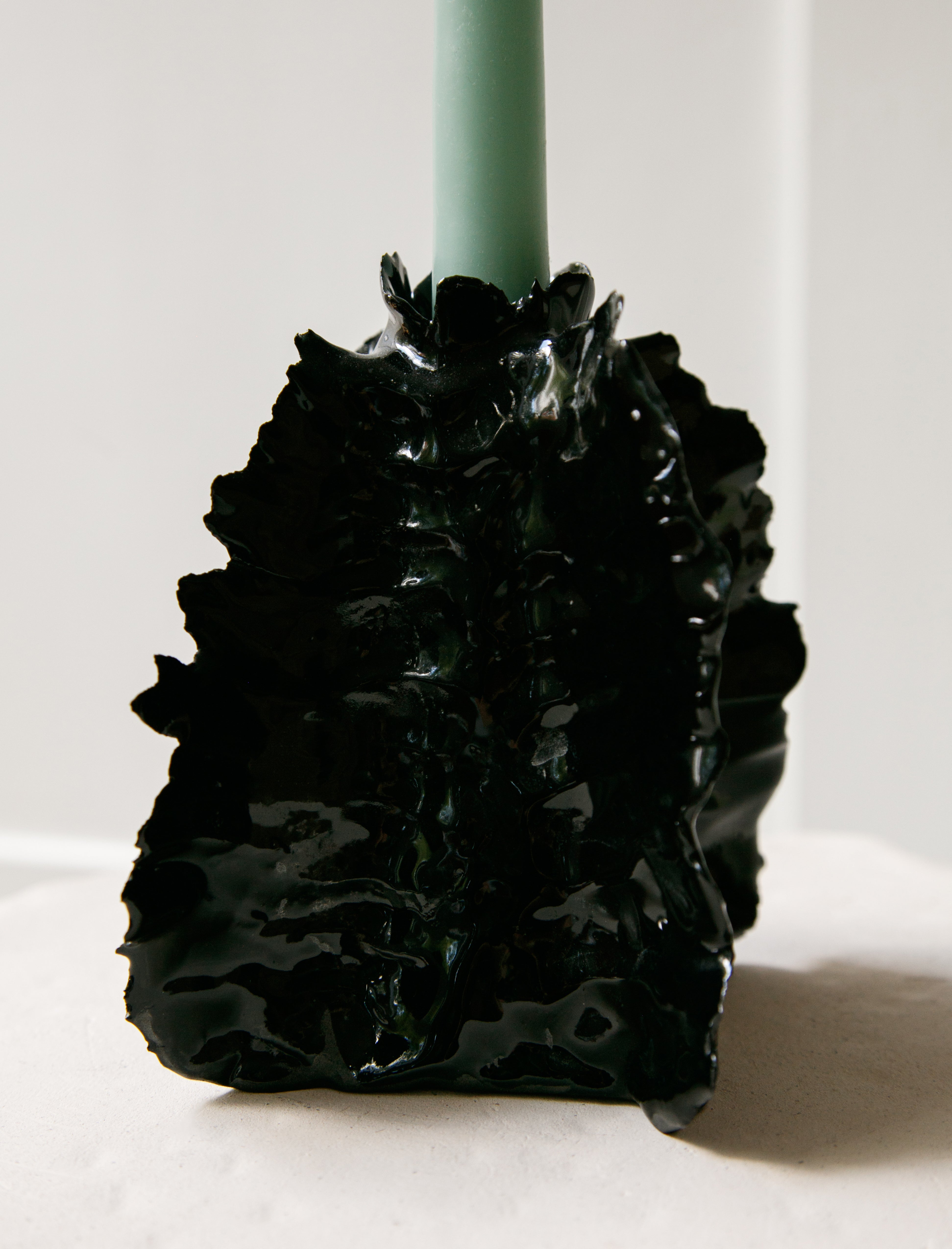 Nathalee Paolinelli Sigarylis Candle Stand Black