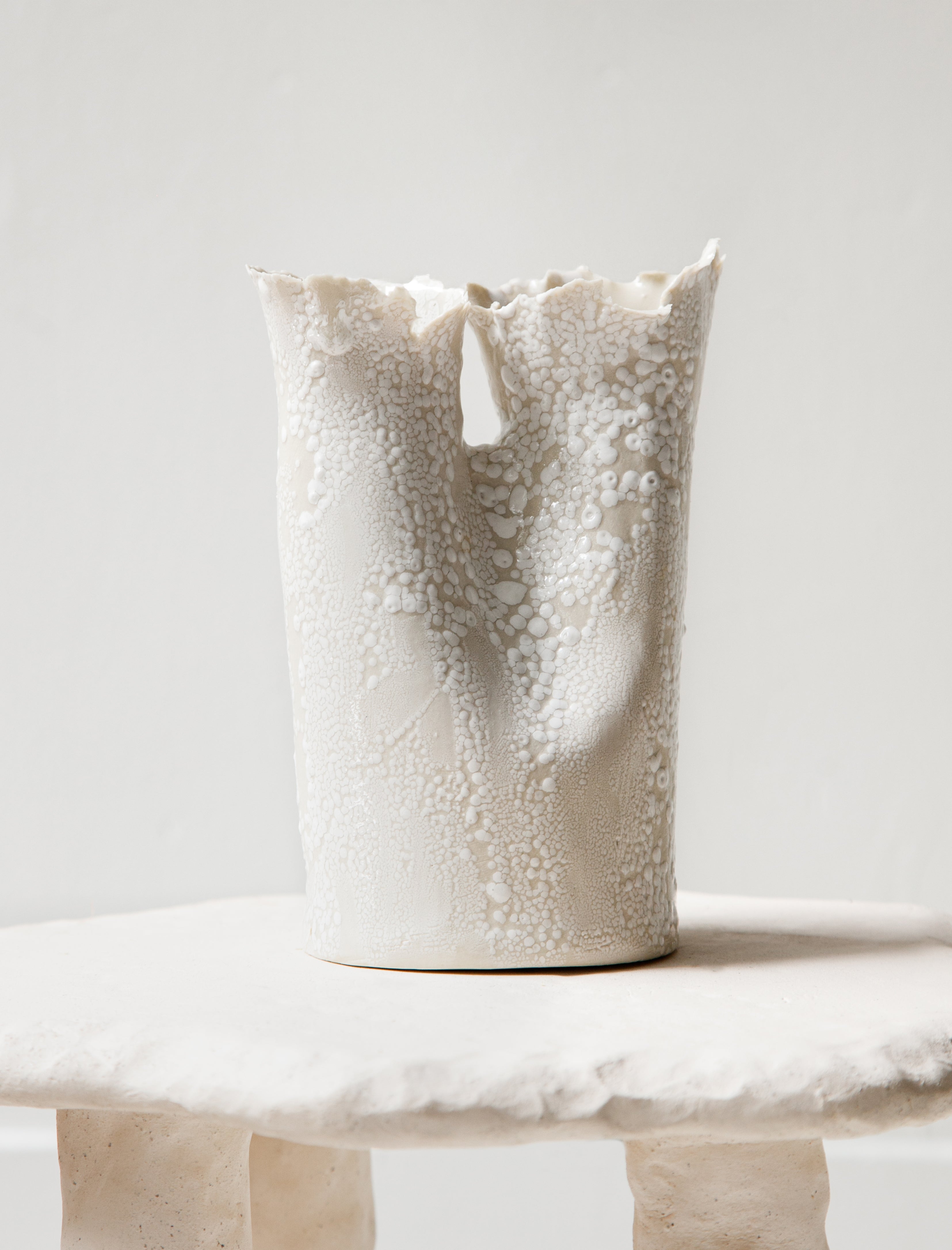 Nathalee Paolinelli Flute White Lichen Pop