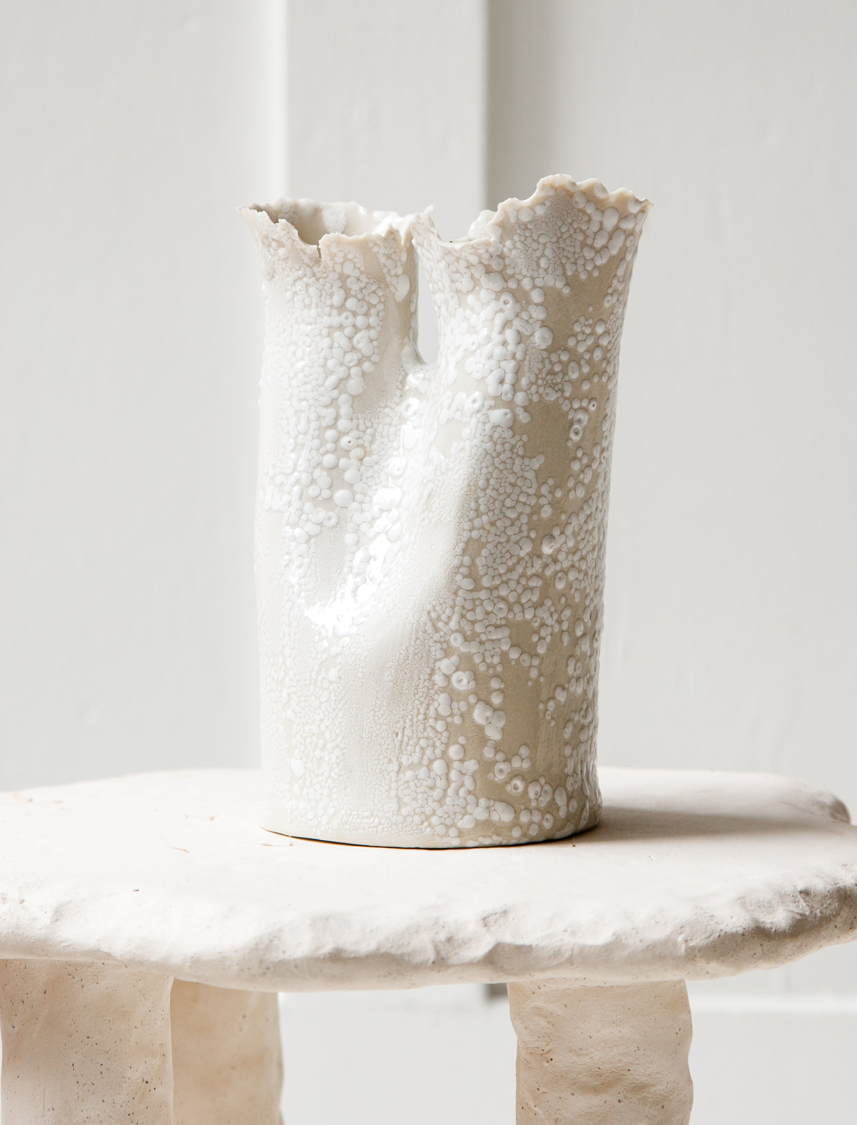 Nathalee Paolinelli Flute White Lichen Pop