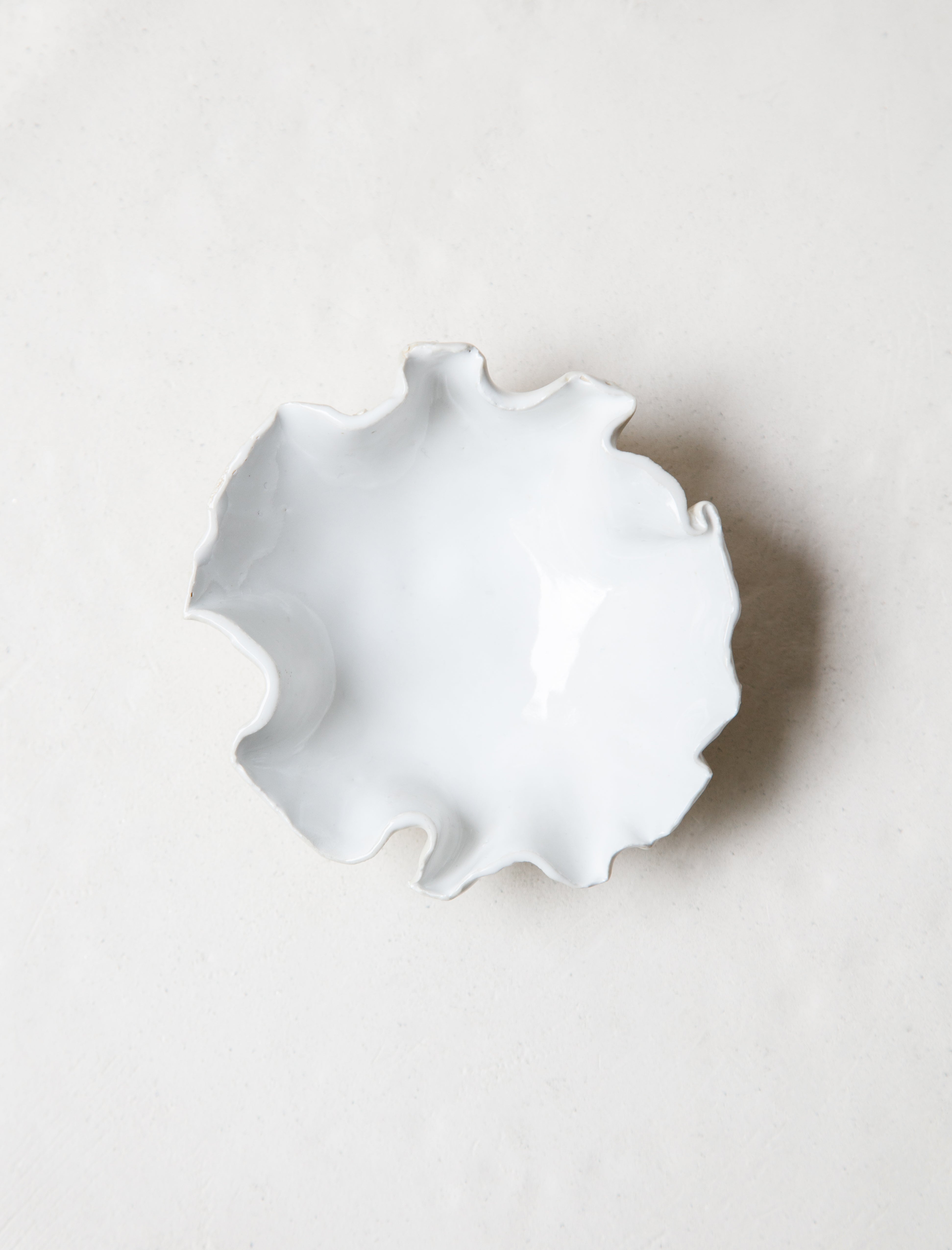Nathalee Paolinelli White Ruffle Dish #3