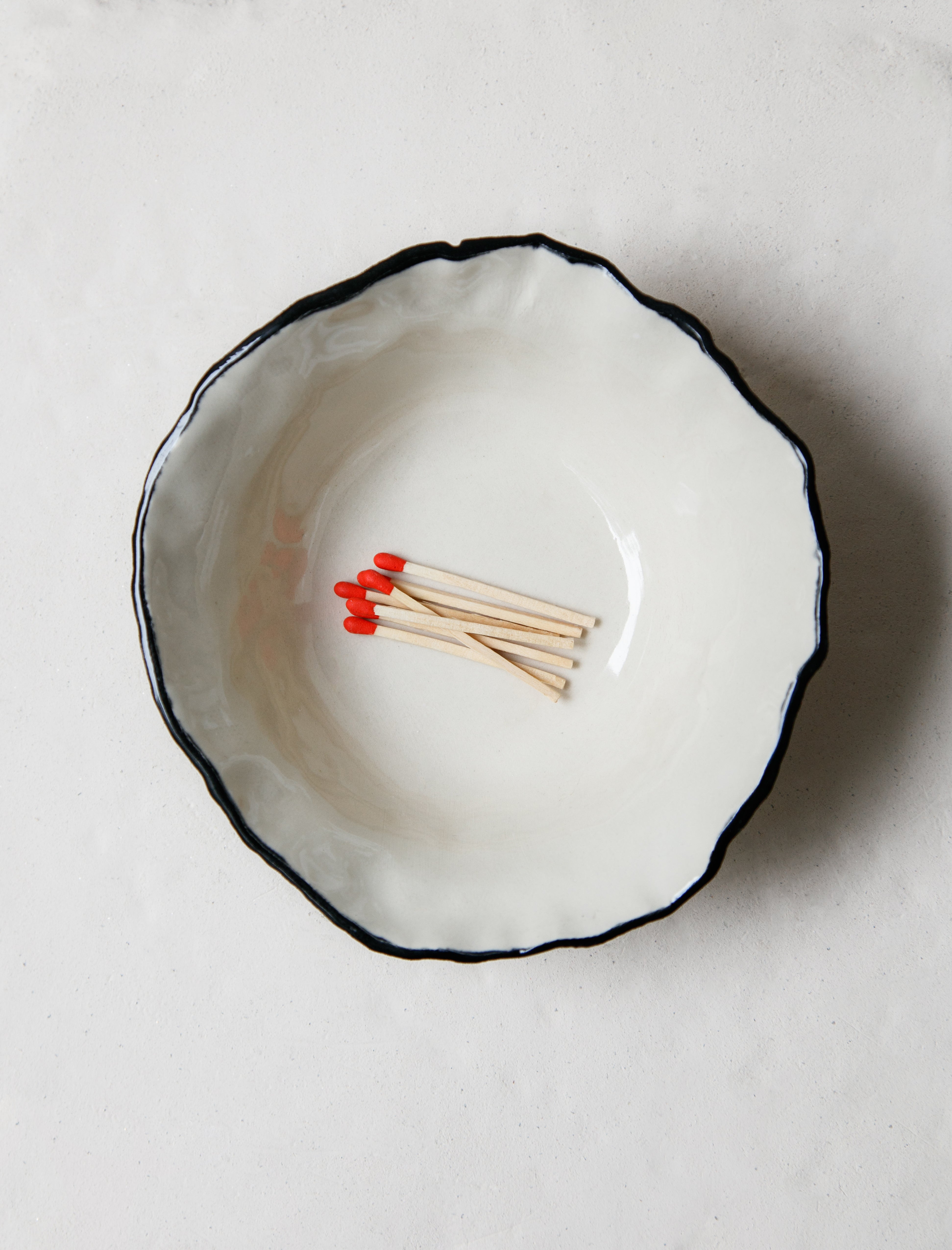 Nathalee Paolinelli Black Rim Bowl #9