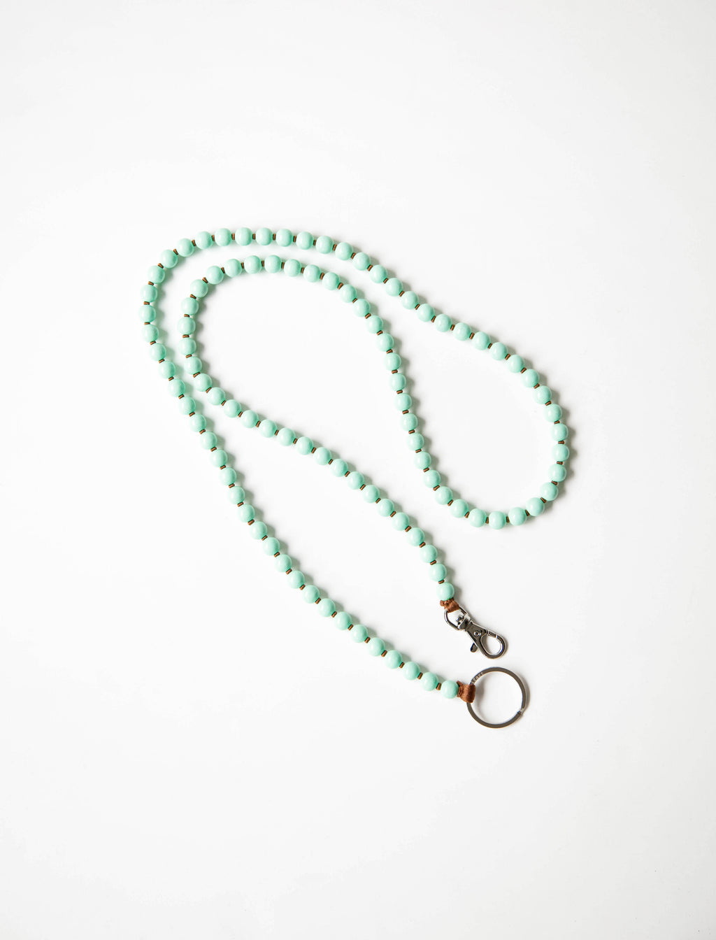 Ina Seifart Handykette Phone Necklace Pastel Green/Mocha Strap