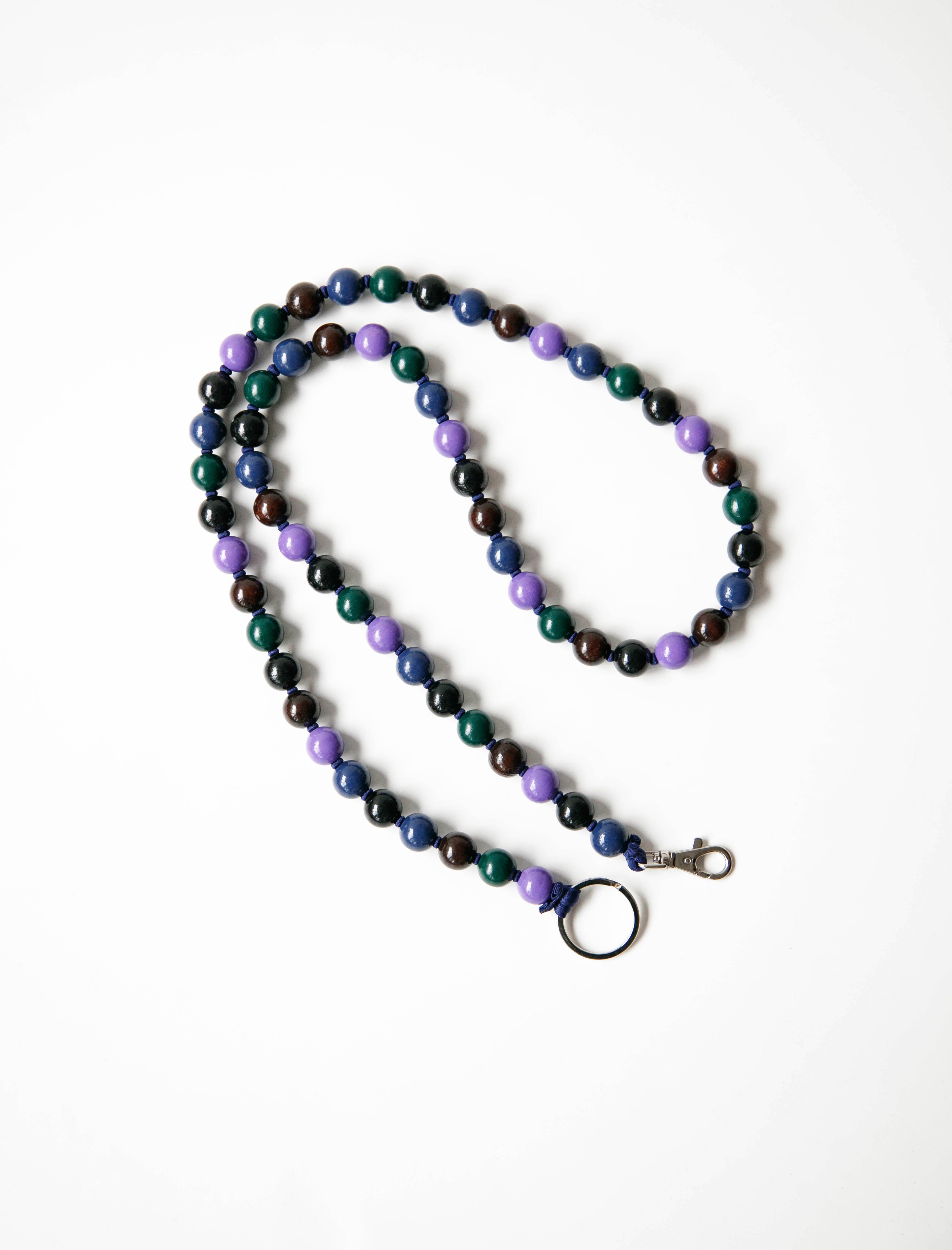 Ina Seifart Thick Handykette Phone Necklace Black Mix Strap Only