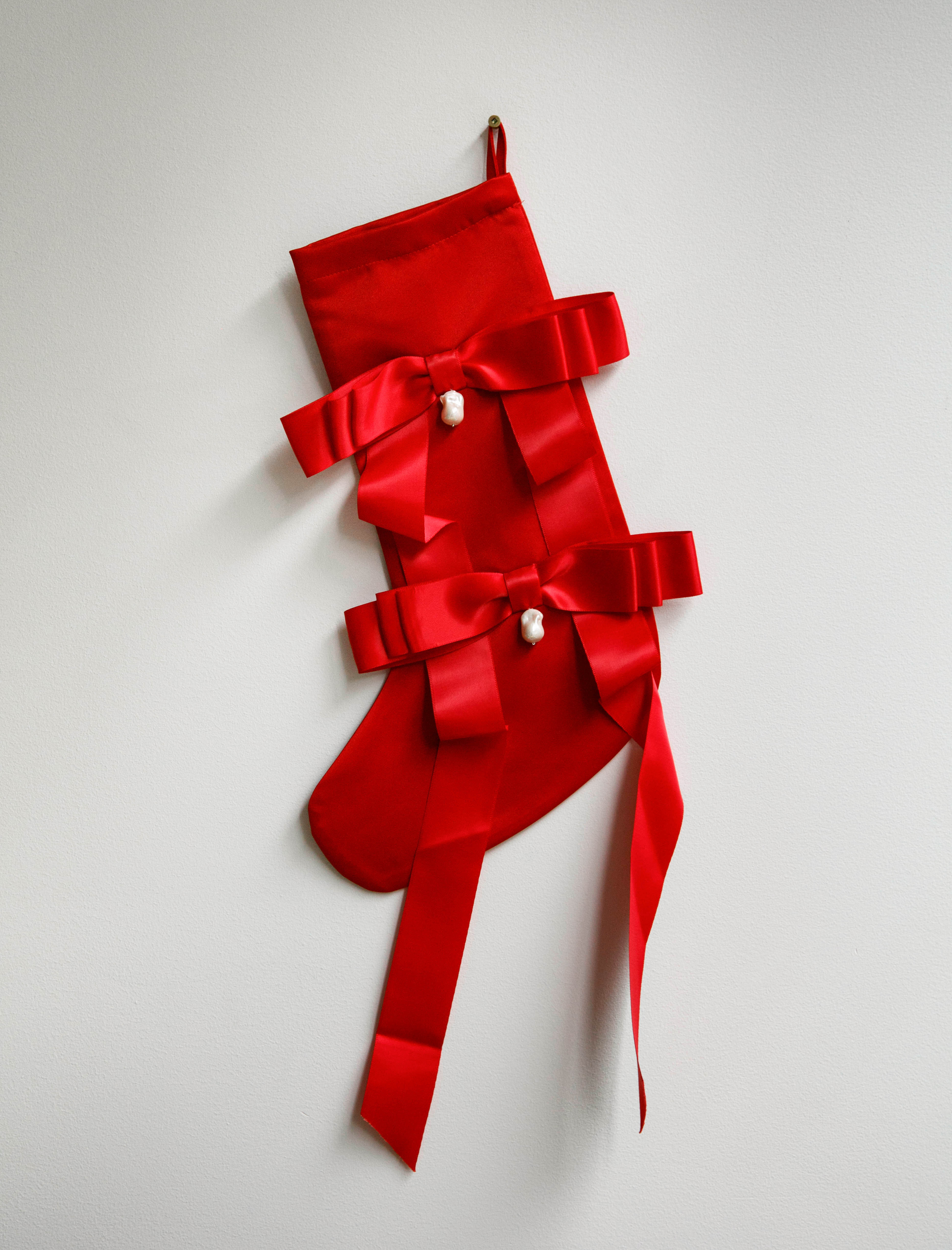 Gohar World Holiday Stocking Red