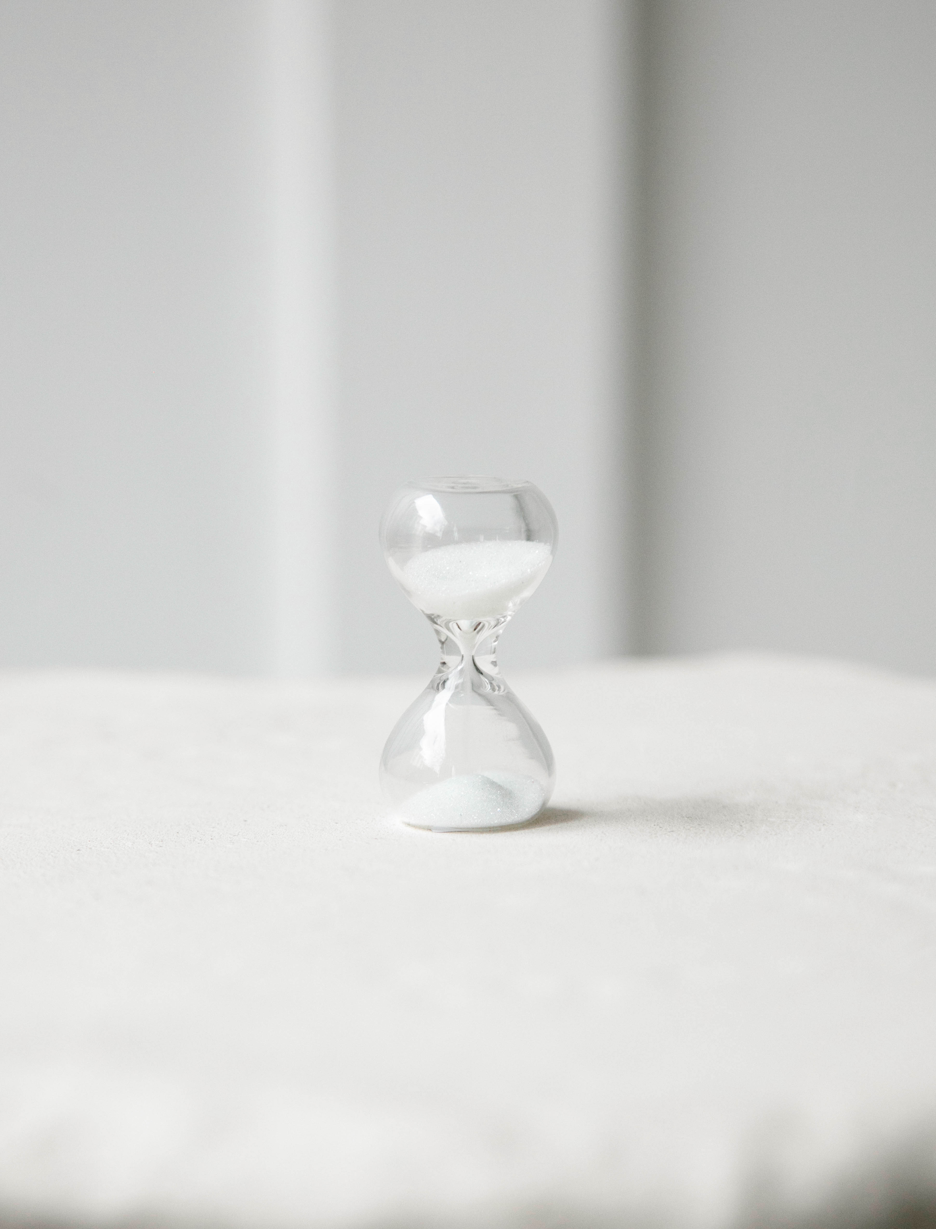 Hightide Miniature Hourglass White