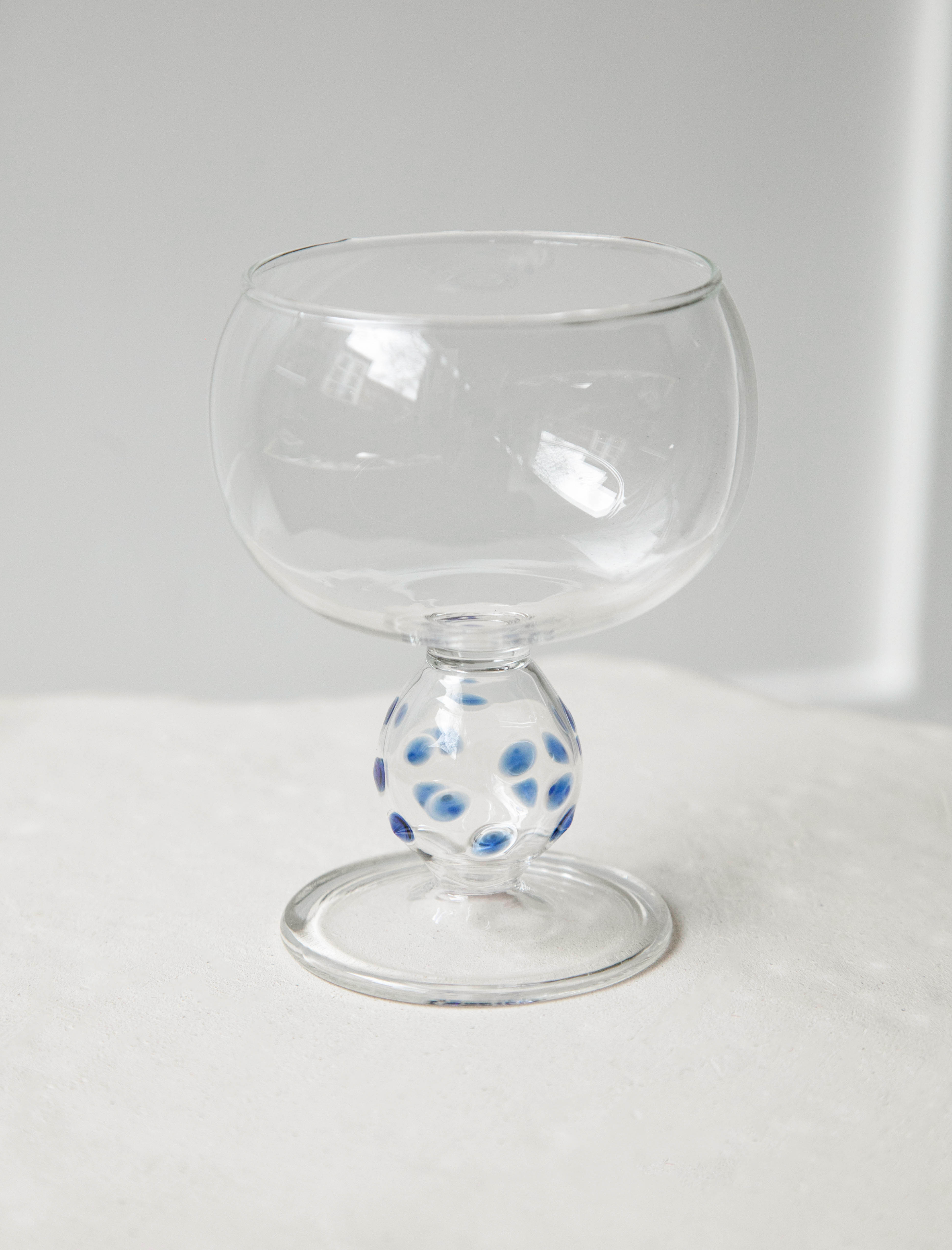 Gohar World Wine Glass Marseille Blue