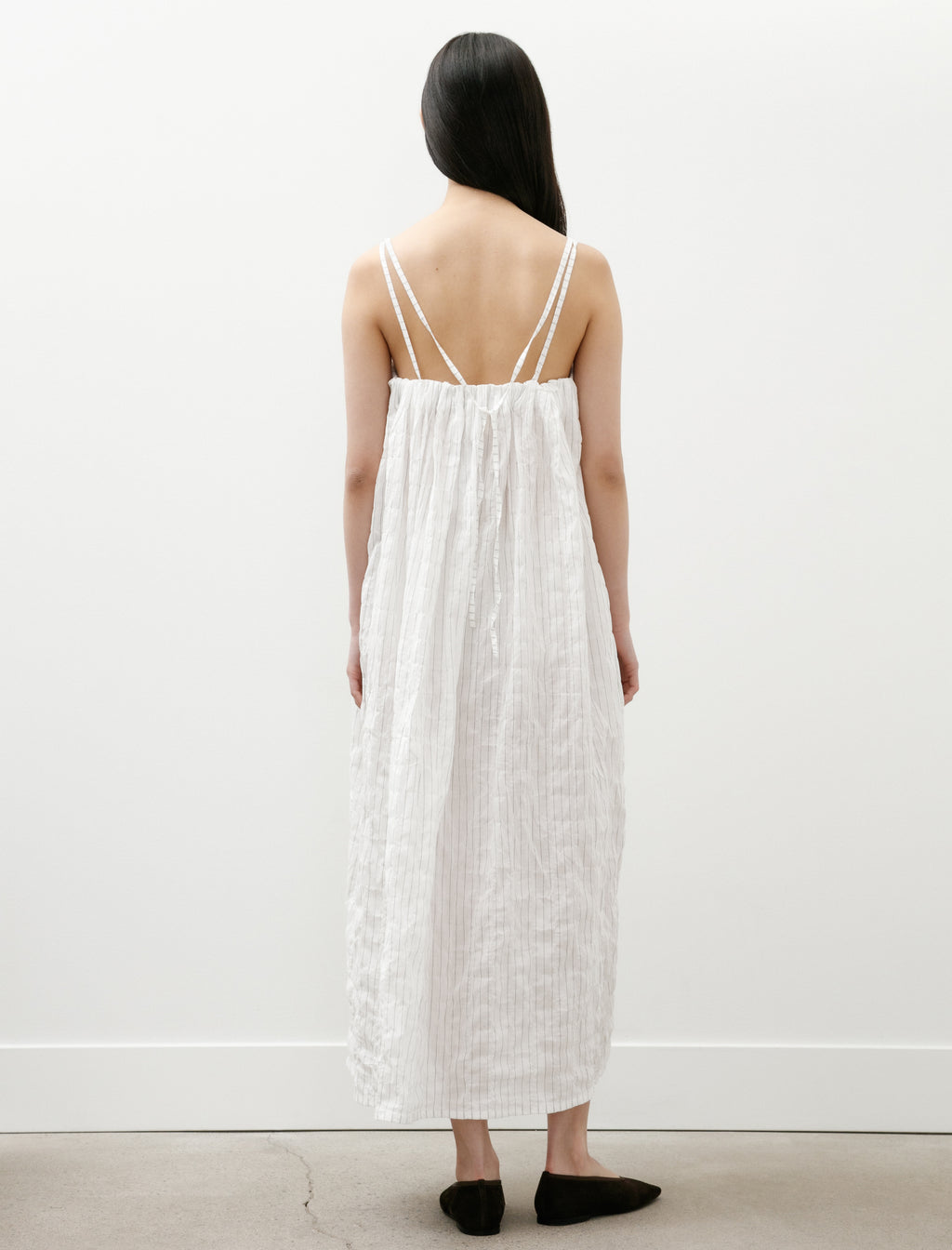 Eleph Ito Dress Crinkle Stripe Black and White – Neighbour