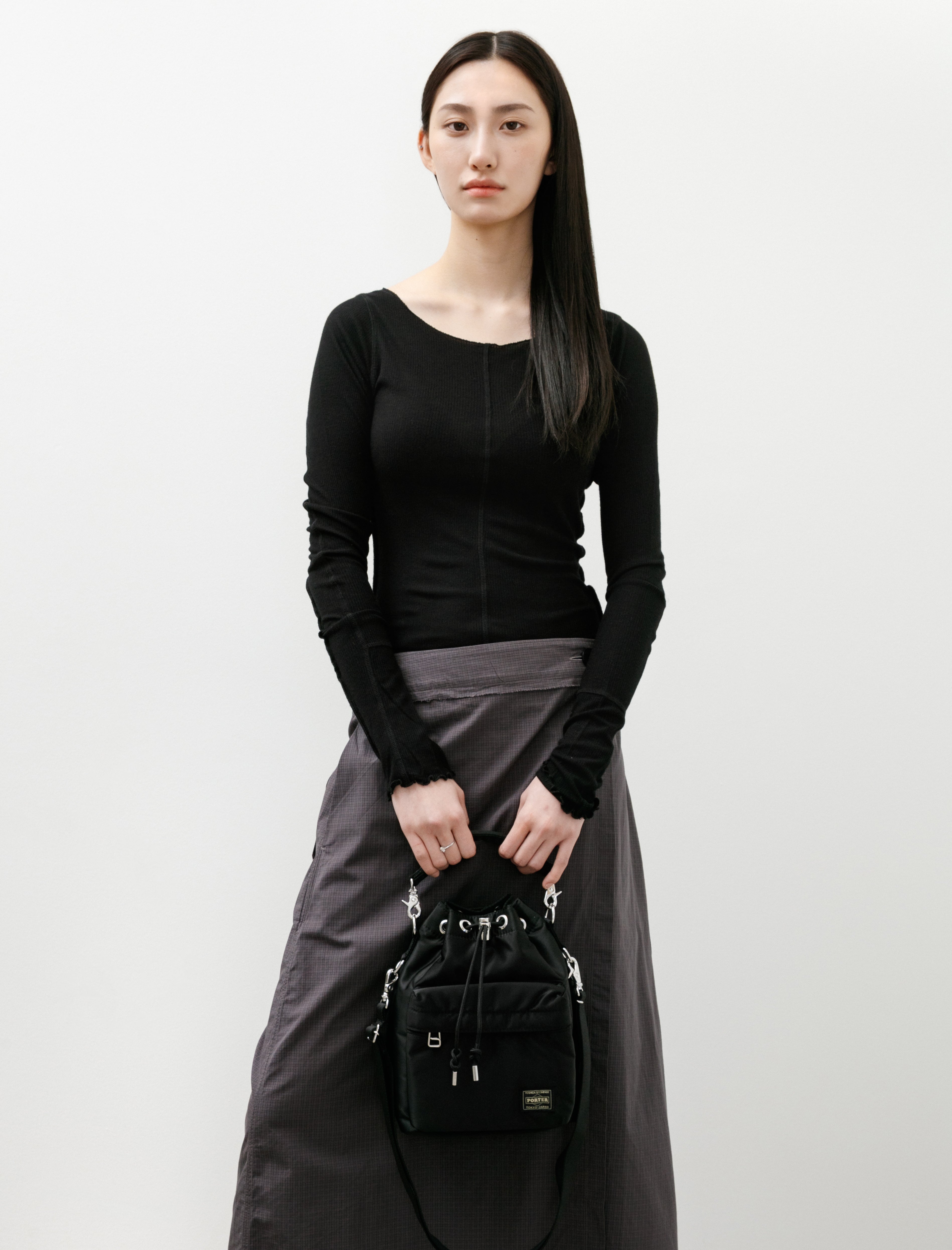 Porter Yoshida Balloon Bag (S) Black
