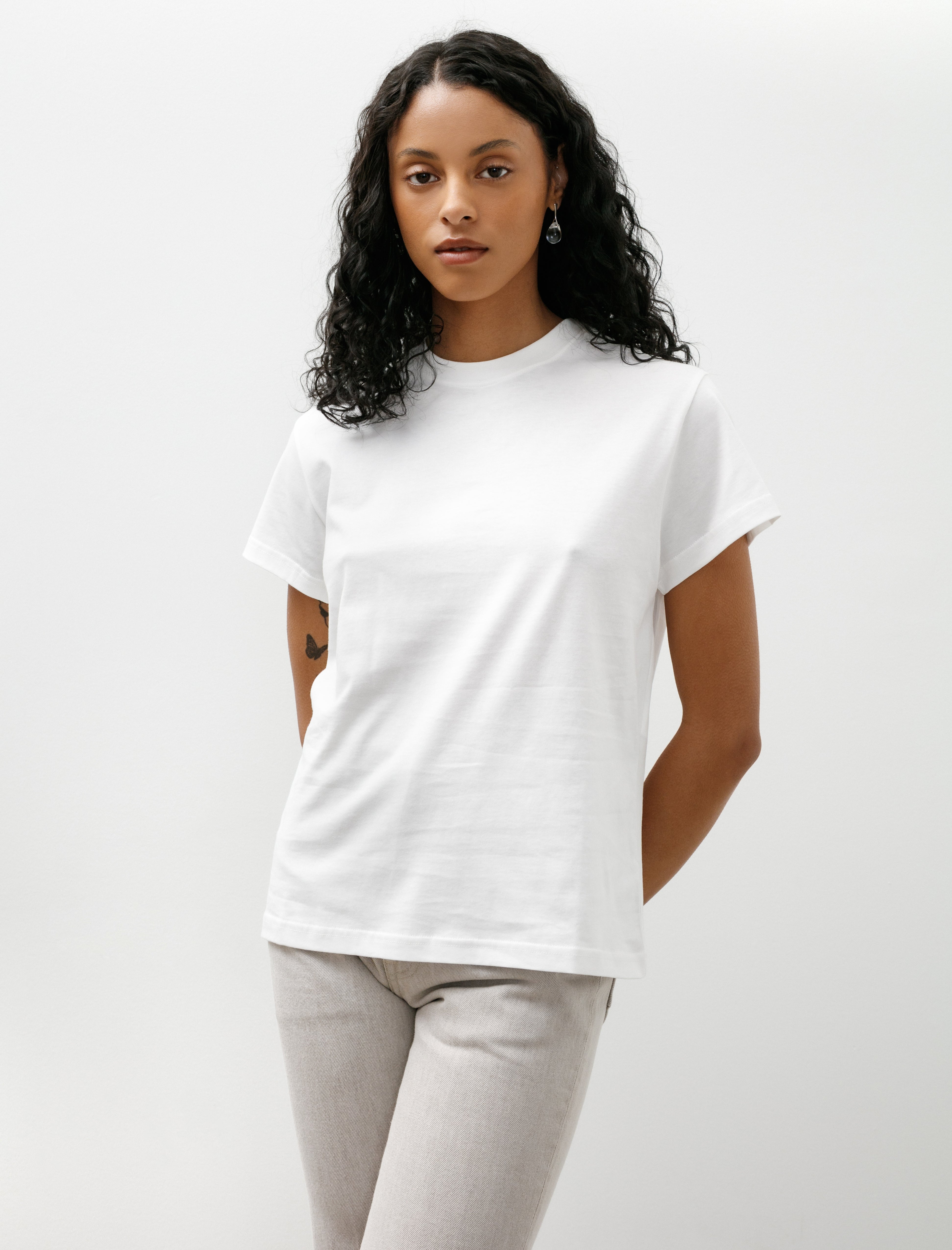 Studio Nicholson Marine Perfect Tee Off White