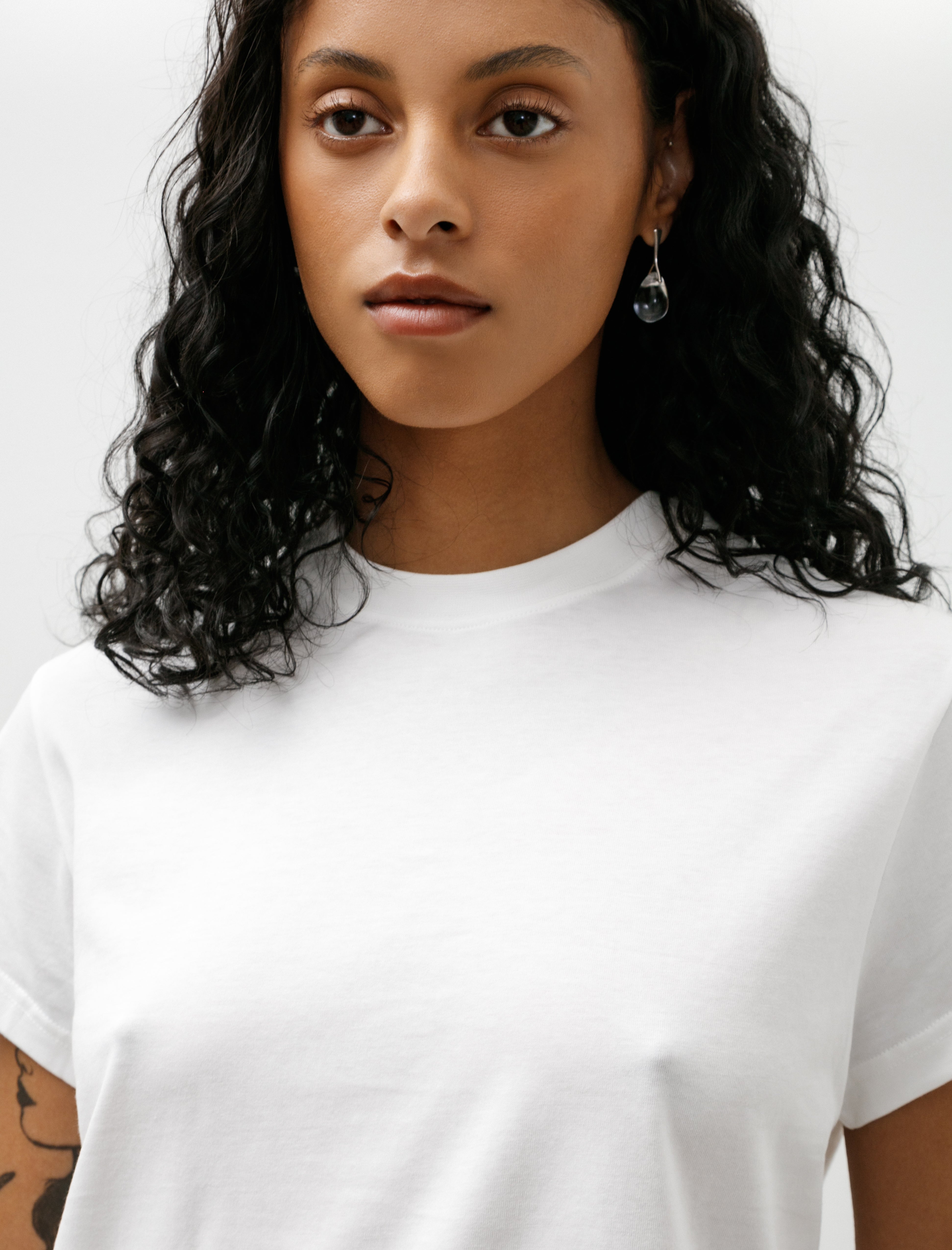 Studio Nicholson Marine Perfect Tee Off White