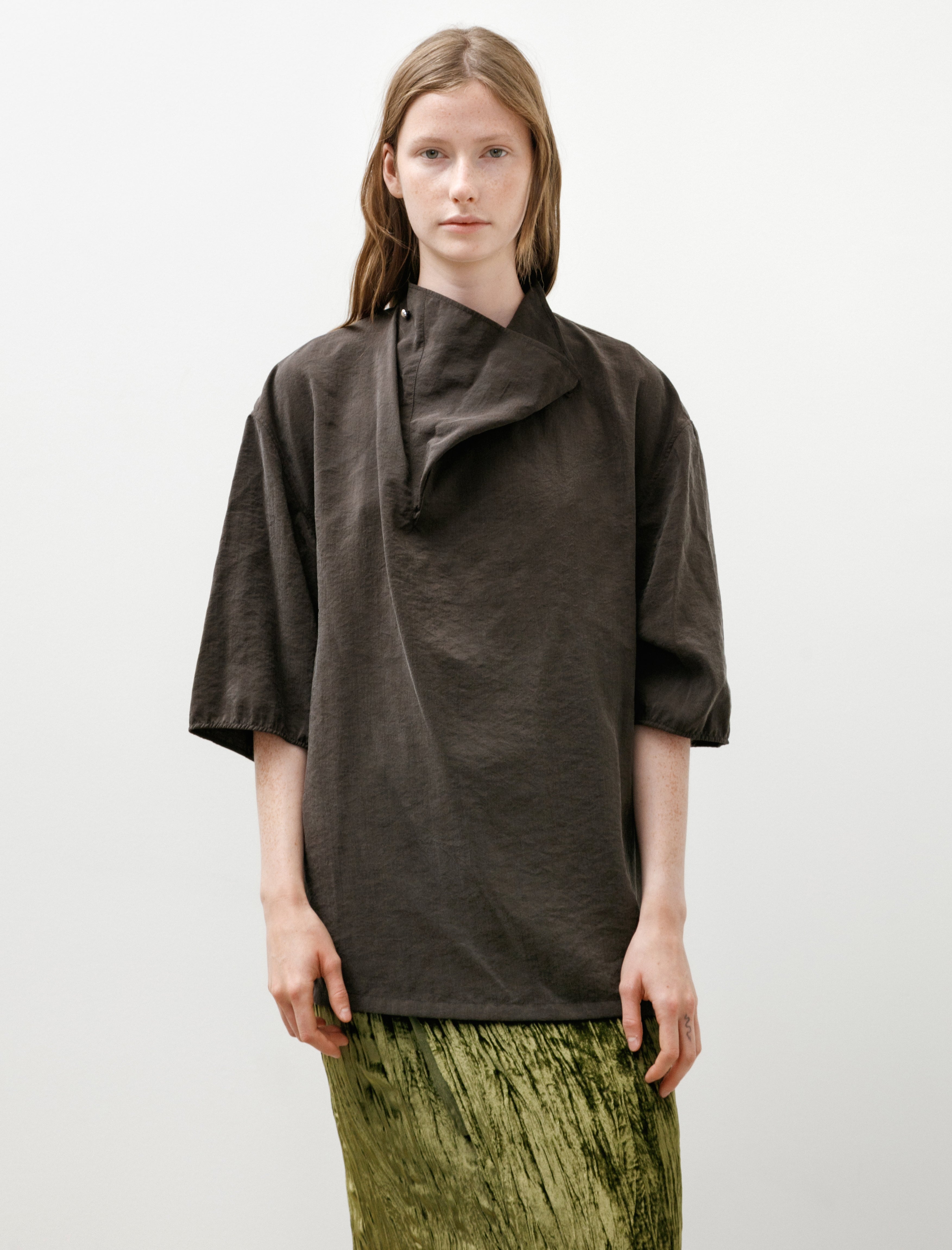 Lemaire Soft Collar Top Licorice