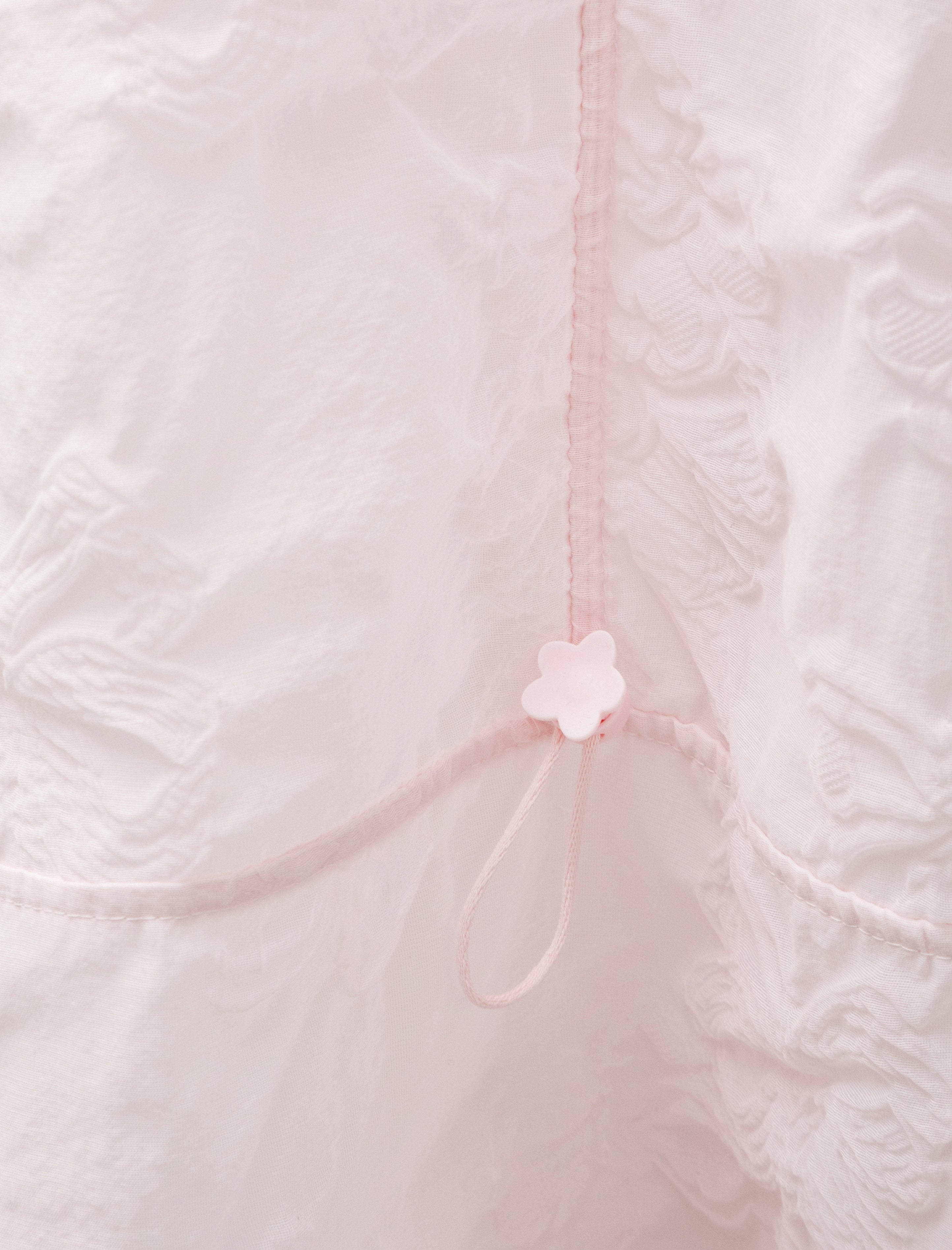 Cecilie Bahnsen Fuana Skirt Papillon Matelassé Soft Pink