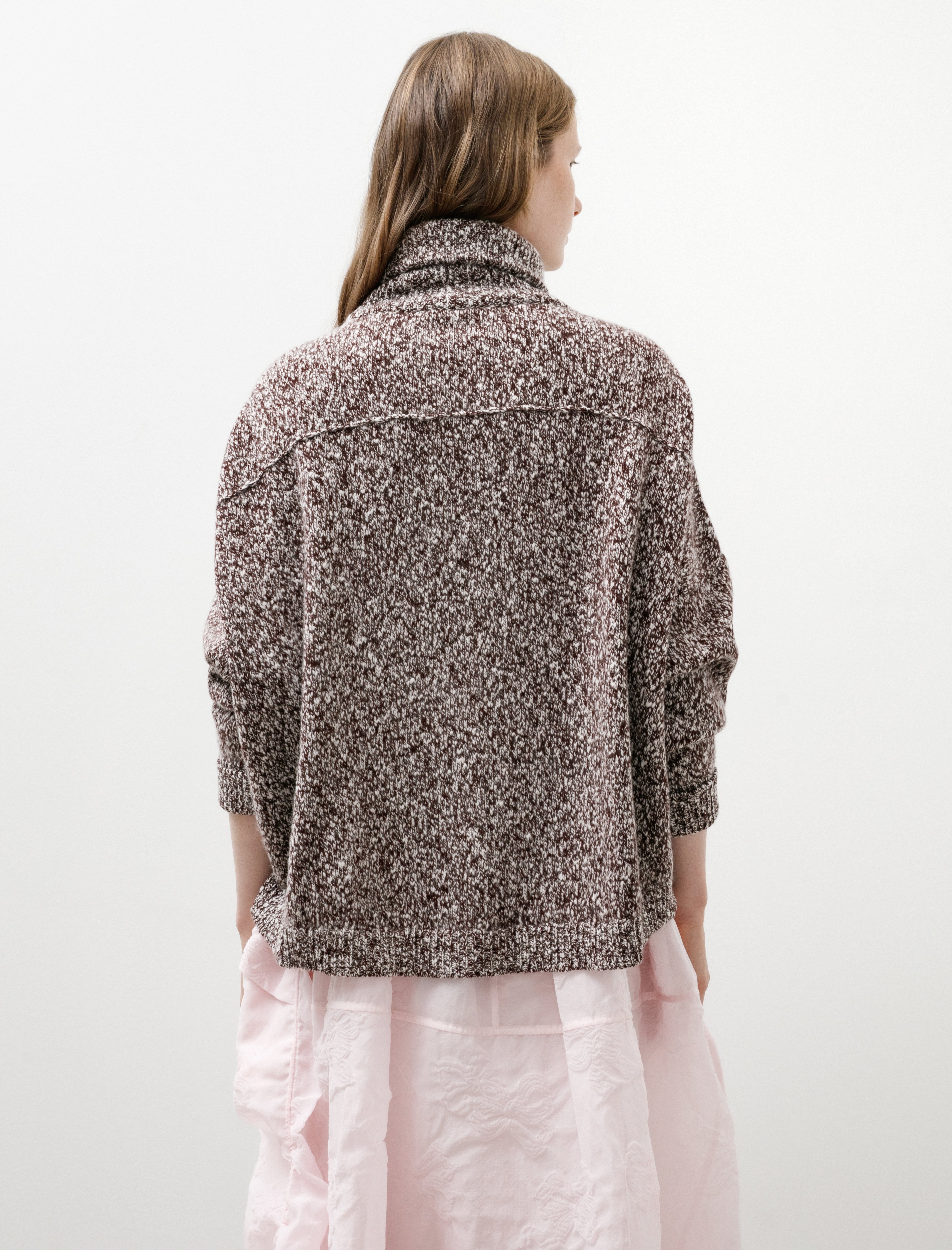 Dusan Iconic T-Neck Sweater Cashmere Burleigh
