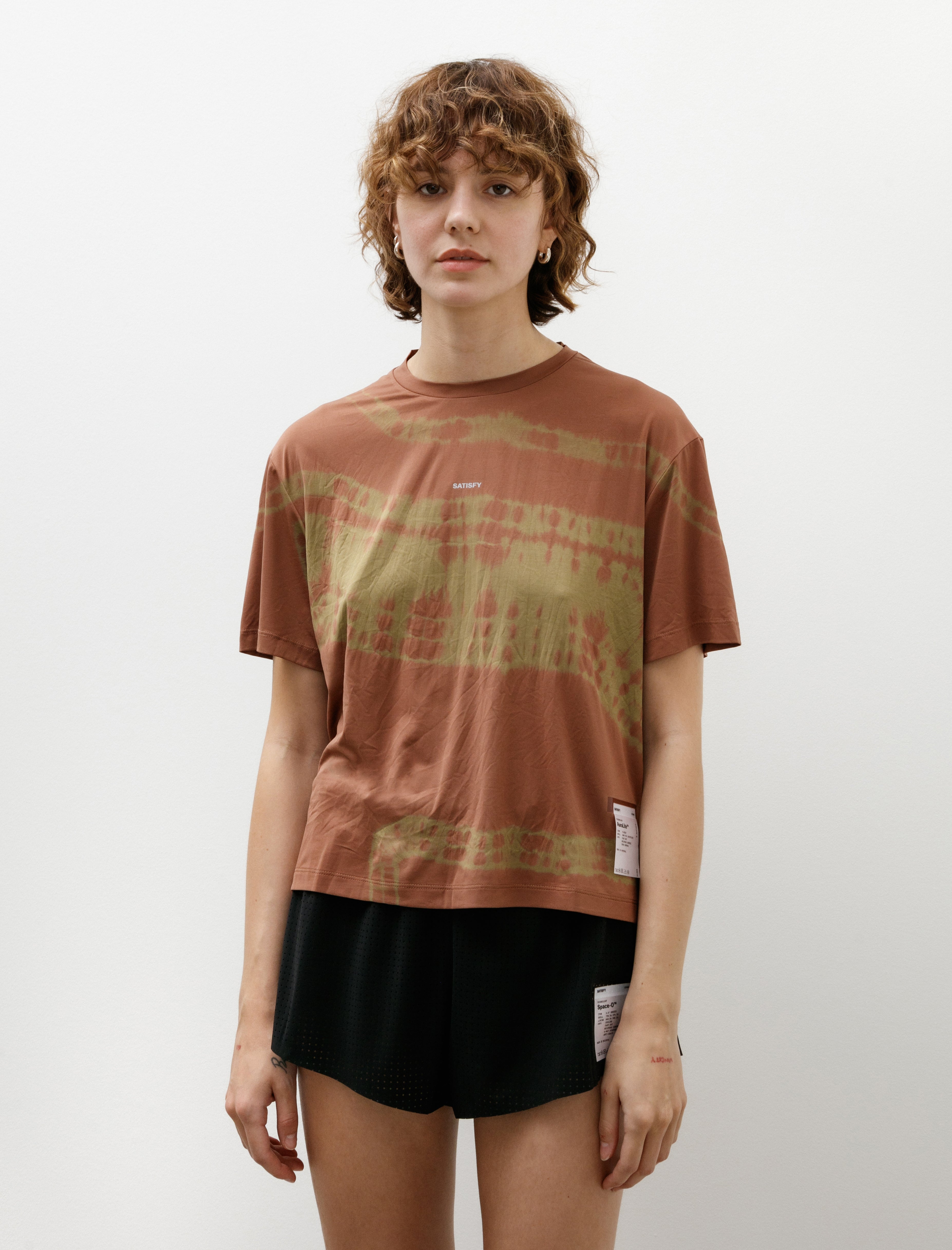 Satisfy Auralite T-Shirt Tie Die Mineral Camo