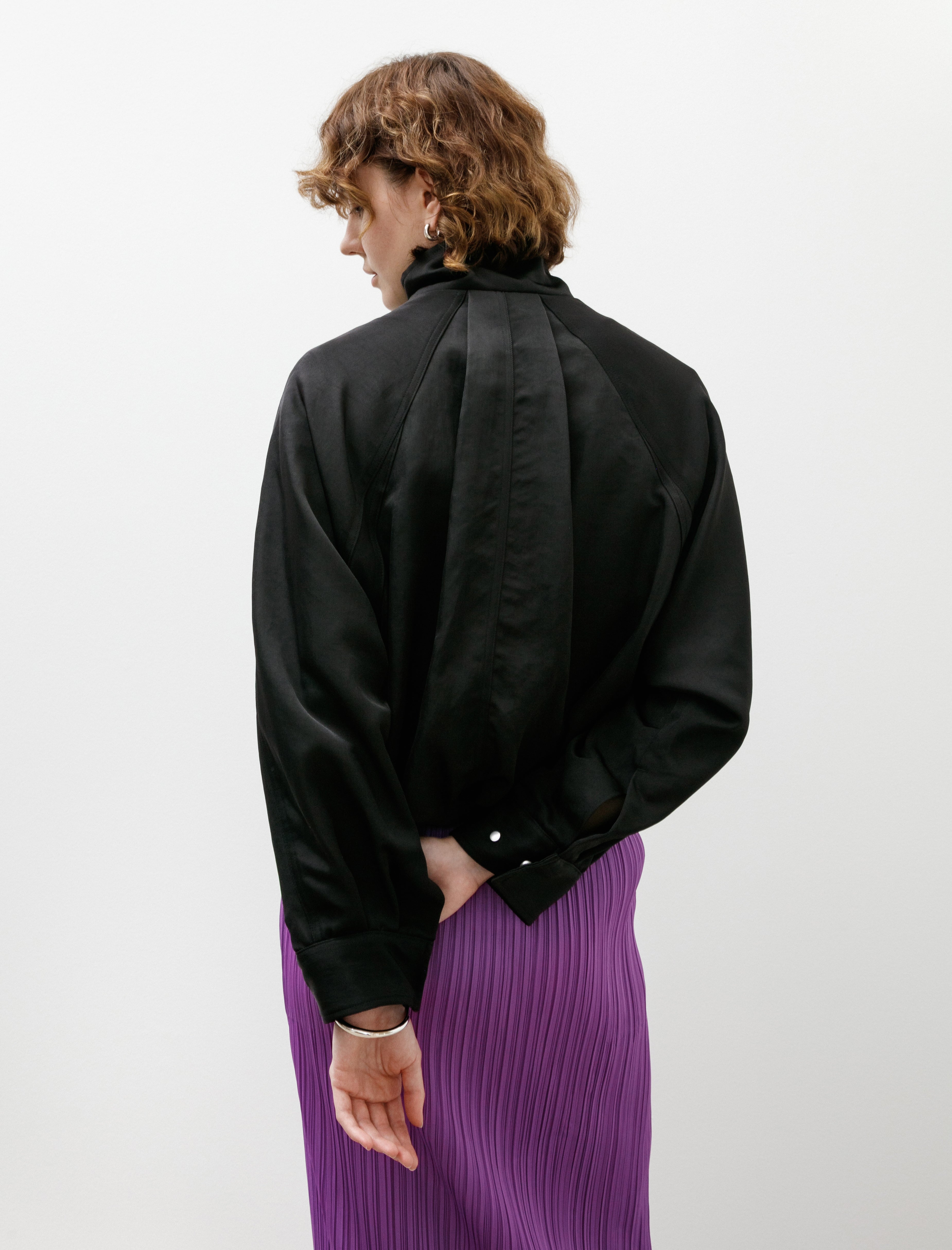 Kanako Sakai Nylon Bomber Black