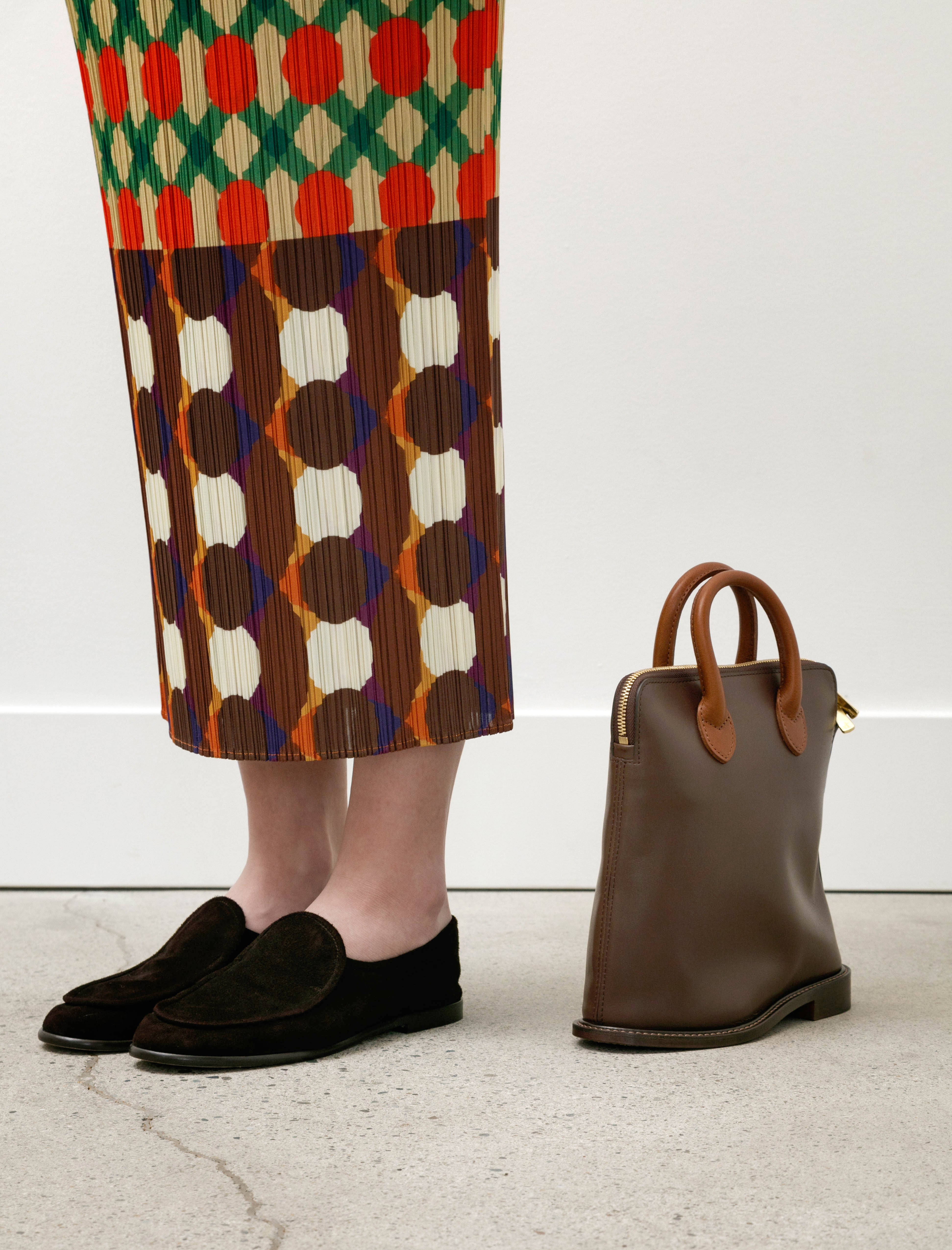 Hender Scheme Shoe Bag Small Dark Brown