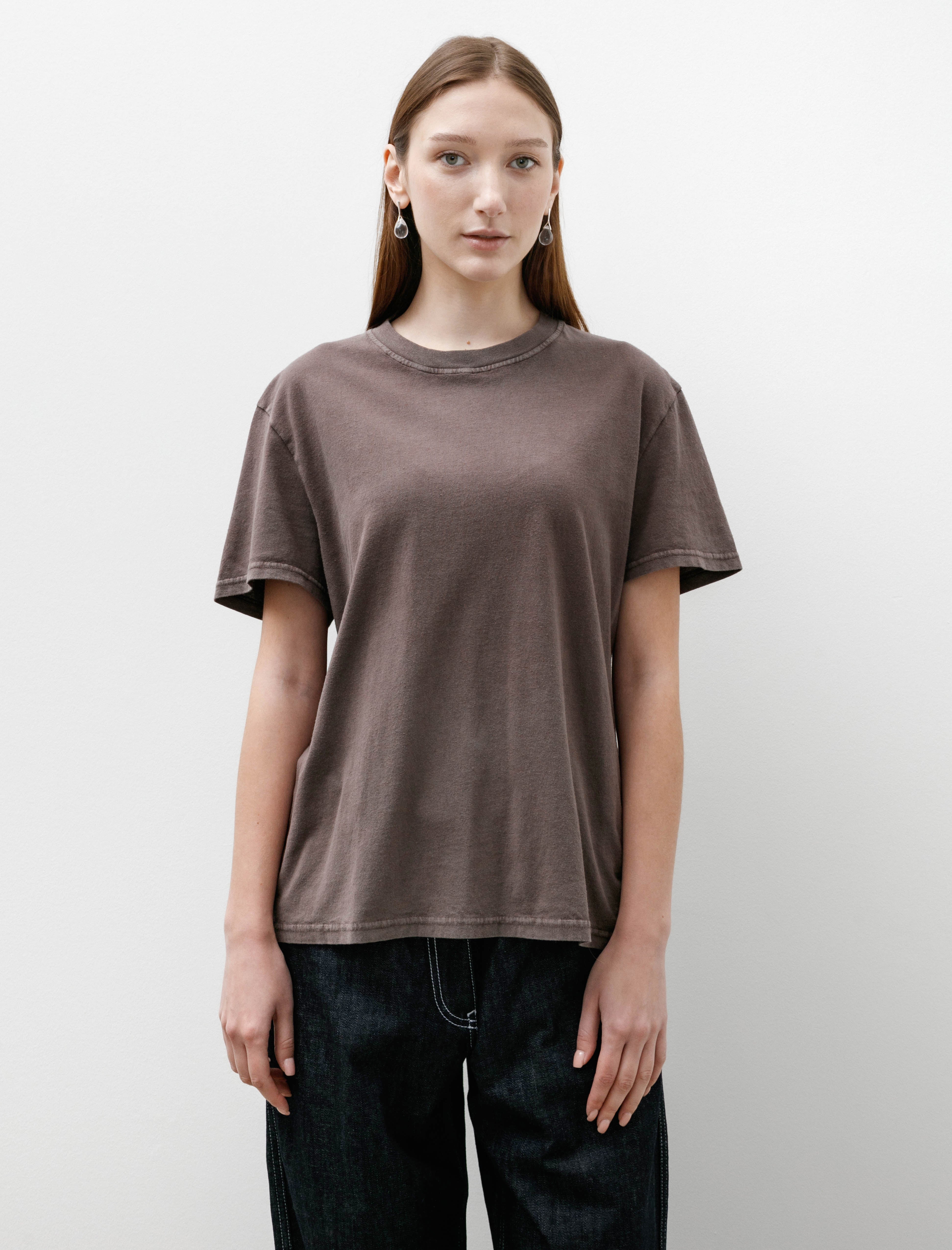 Our Legacy Classic T-Shirt Worn Brown Legacy Jersey