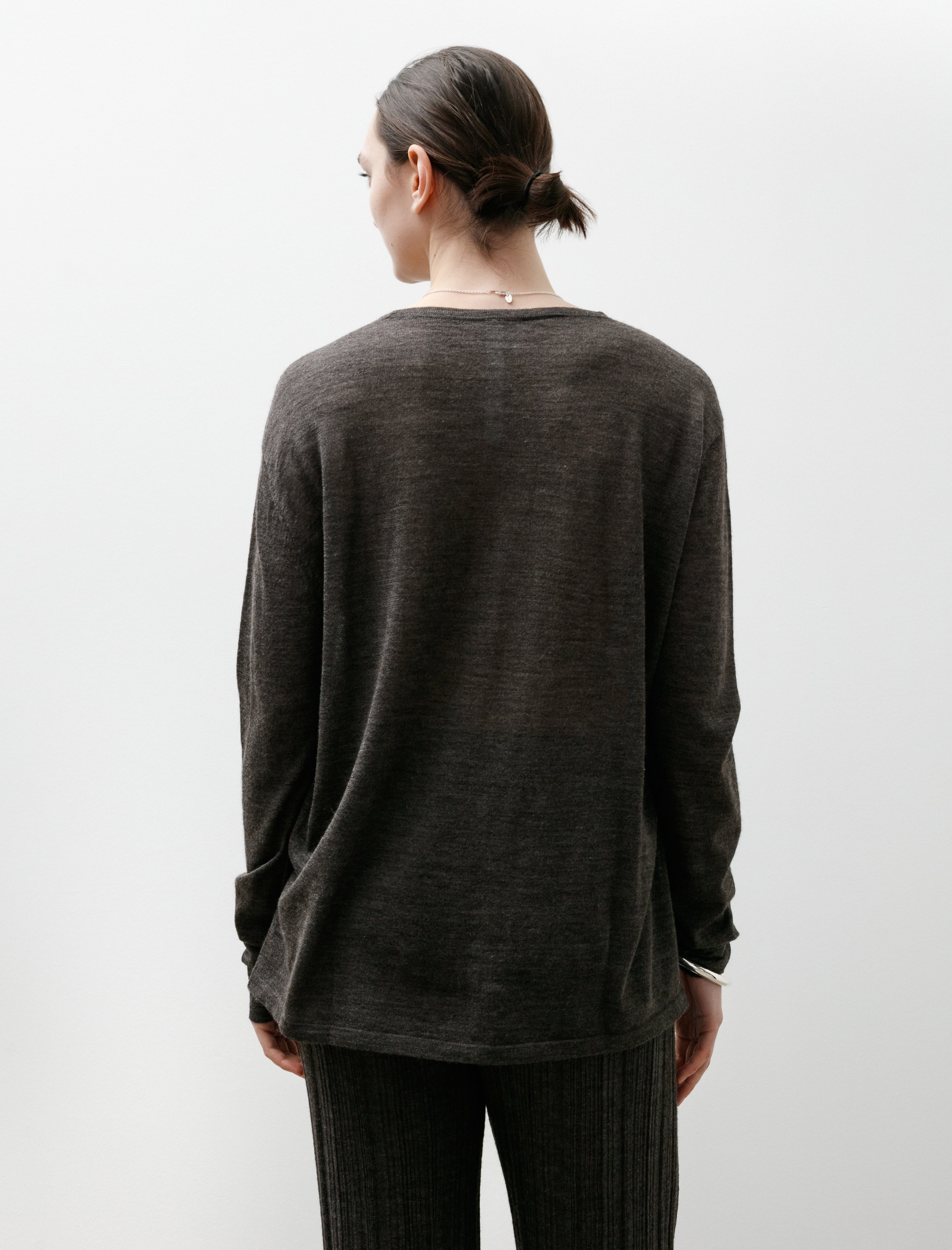 Lauren Manoogian Super Fine Crewneck Blackened