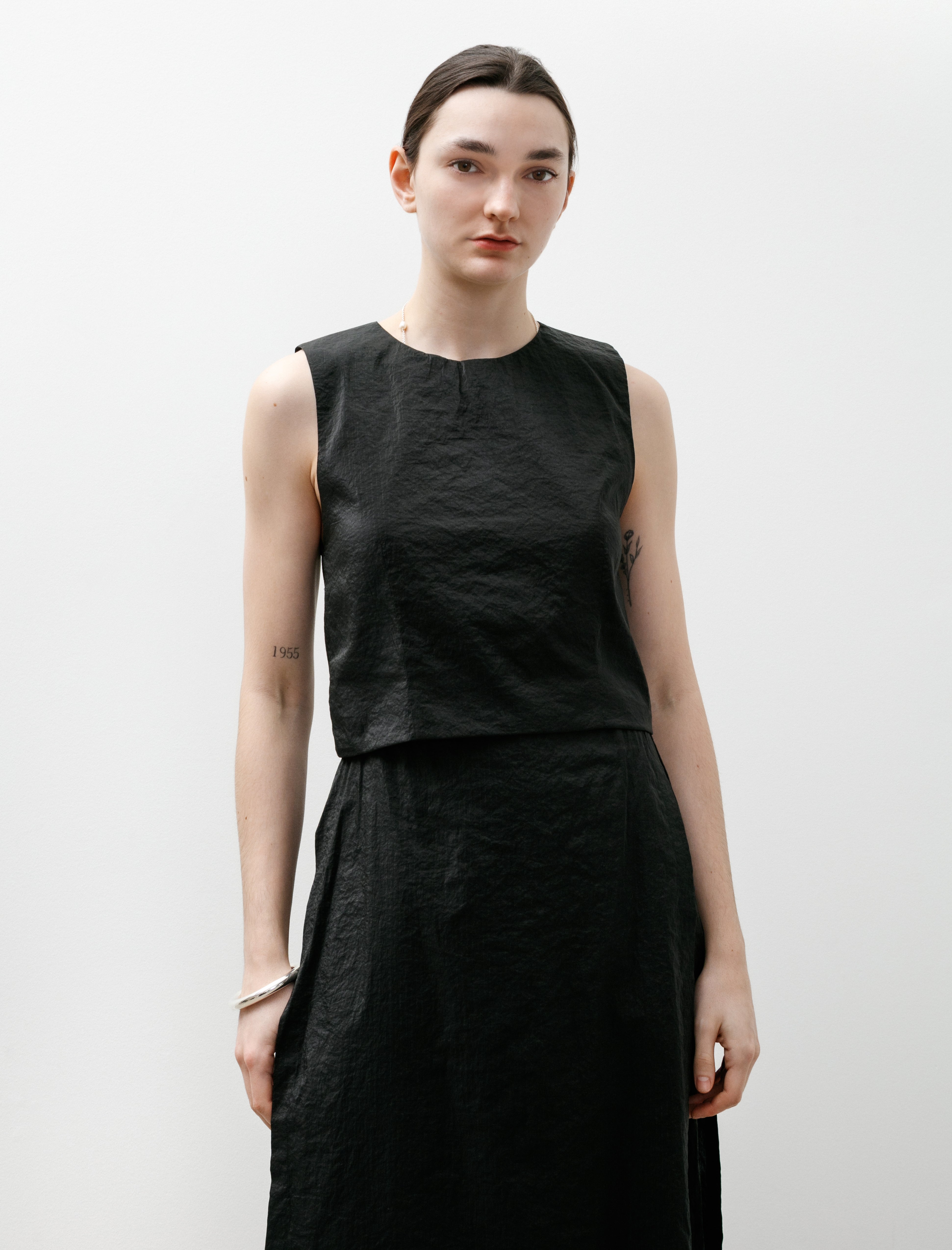 Lauren Manoogian Crop Bodice Black