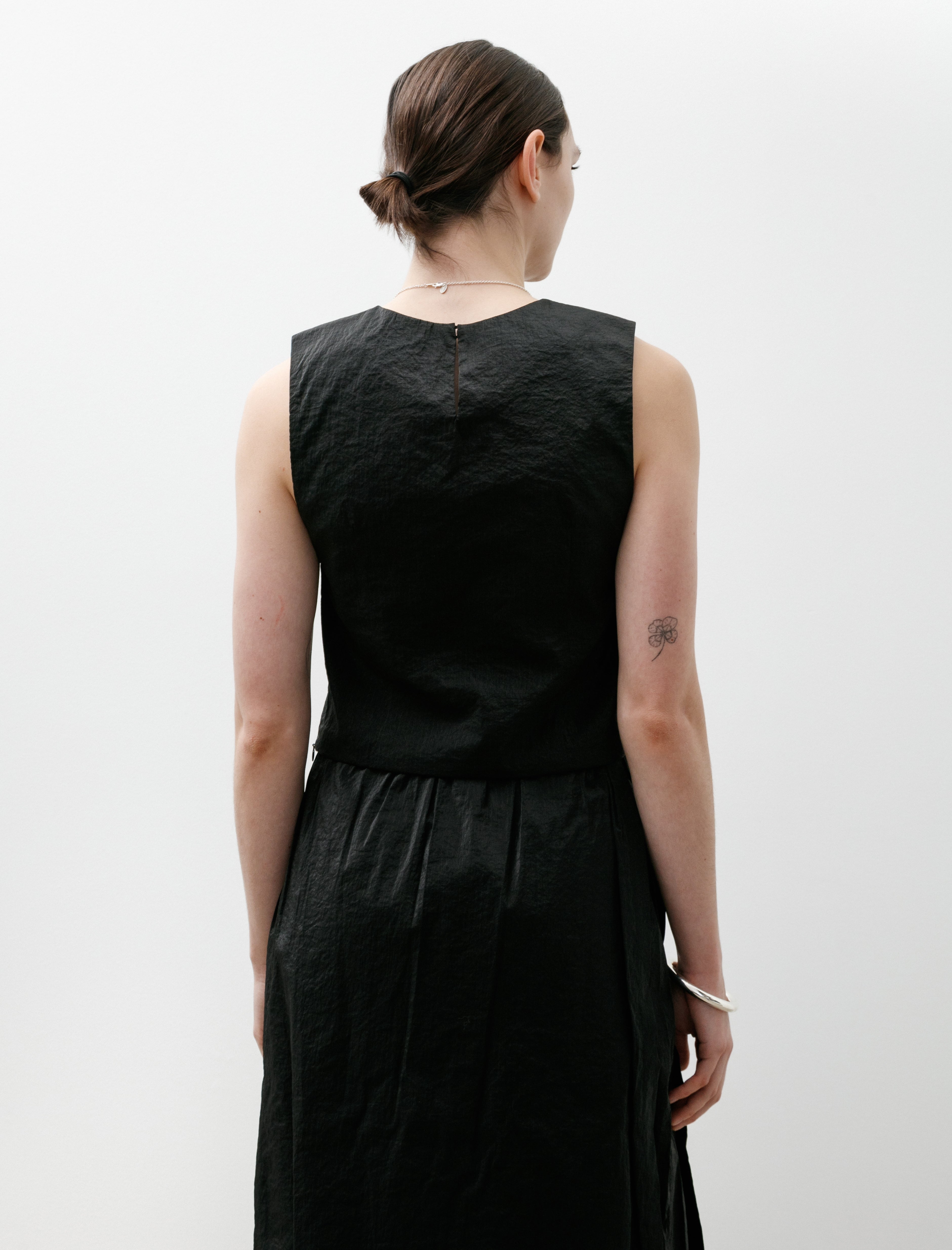 Lauren Manoogian Crop Bodice Black