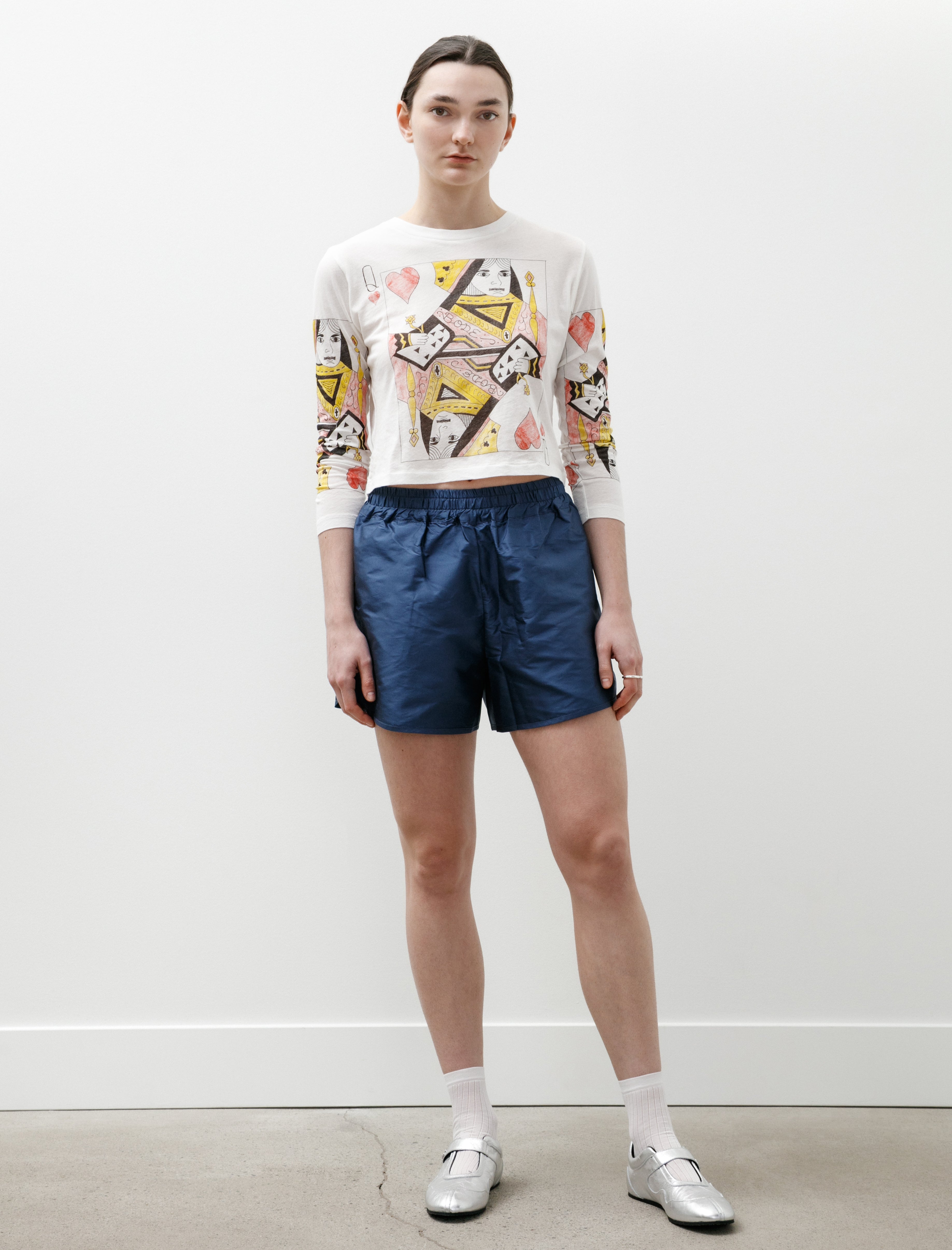 Cawley Silk Dupion Martini Shorts Insignia