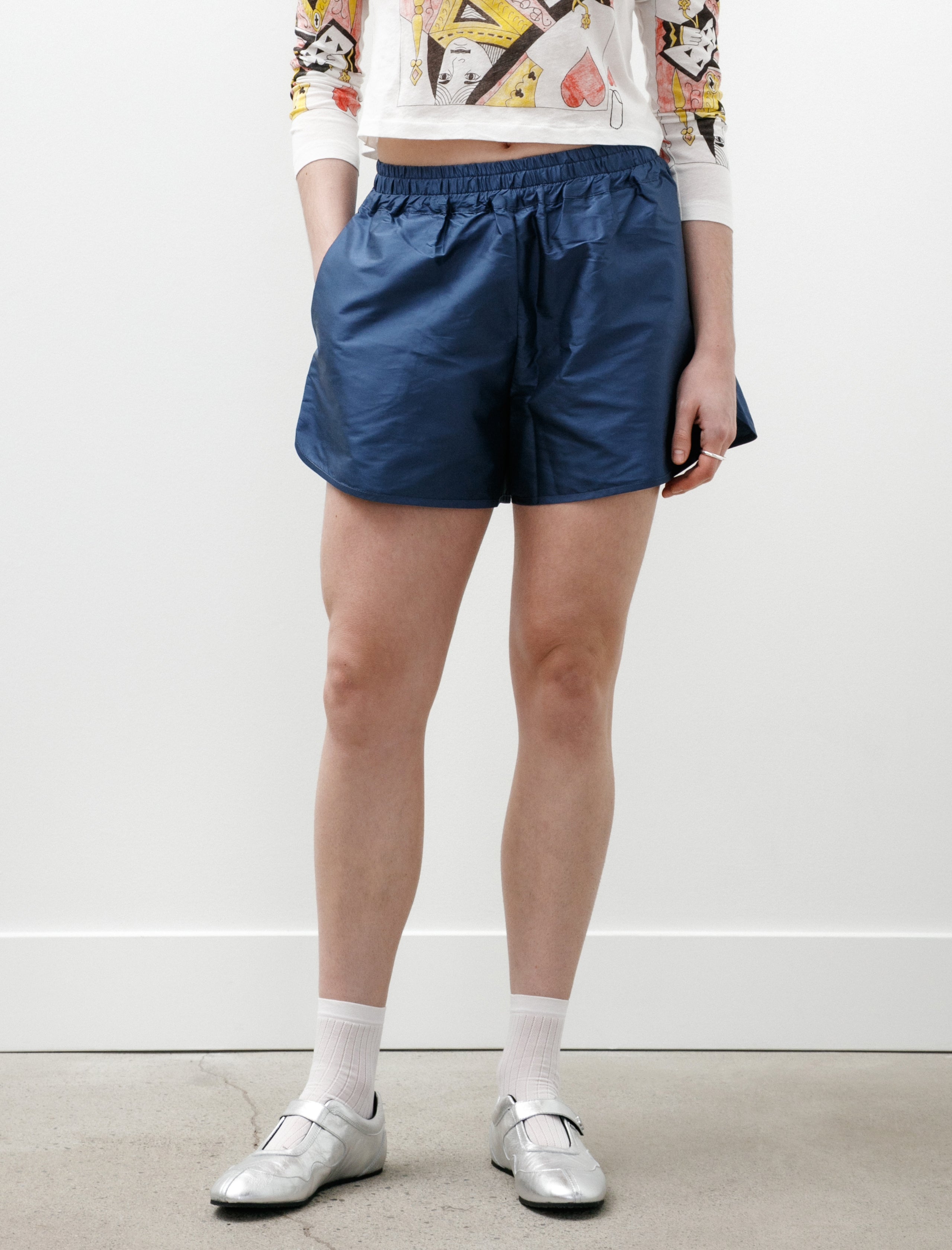 Cawley Silk Dupion Martini Shorts Insignia