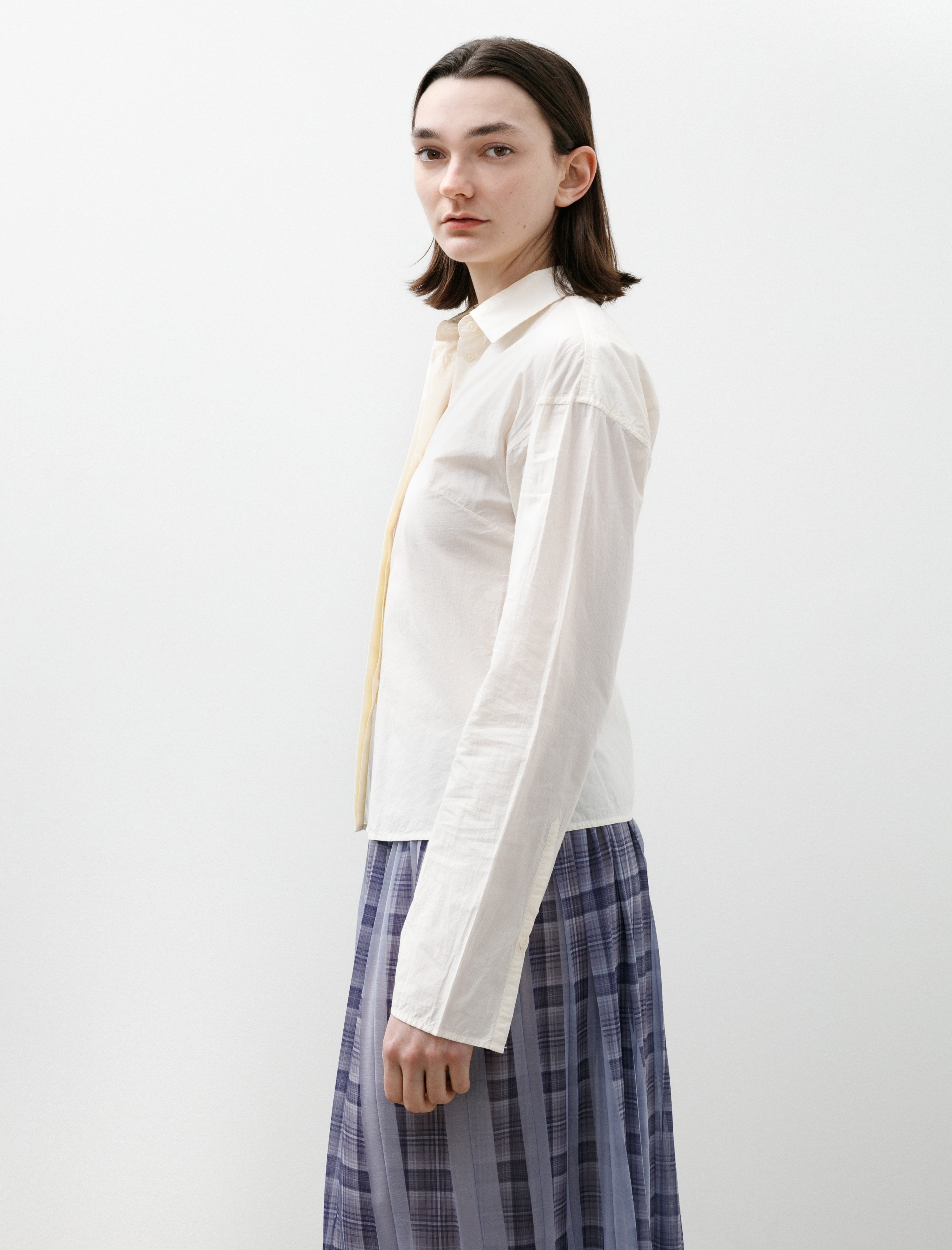 mfpen Software Shirt Off White Micro Check