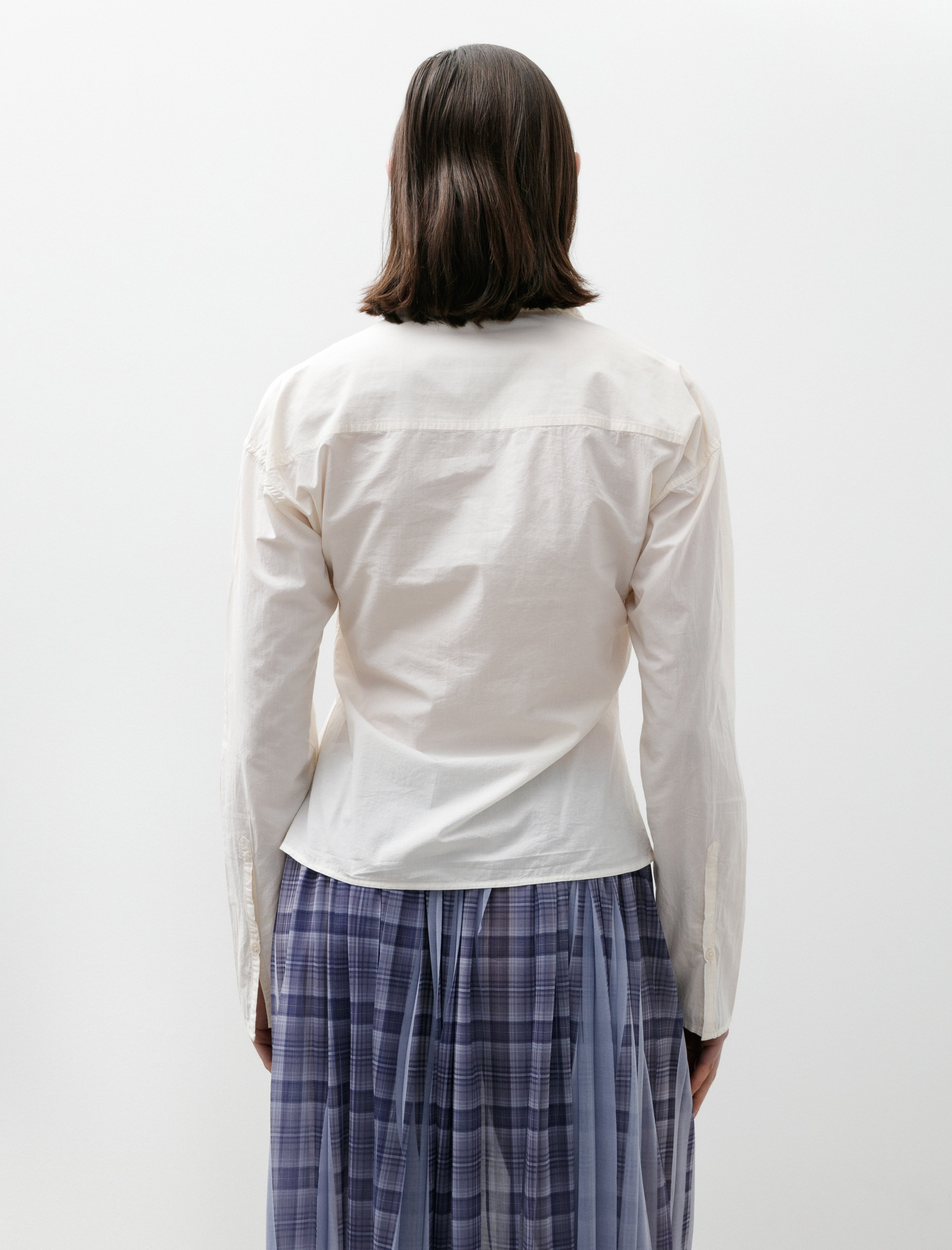 mfpen Software Shirt Off White Micro Check