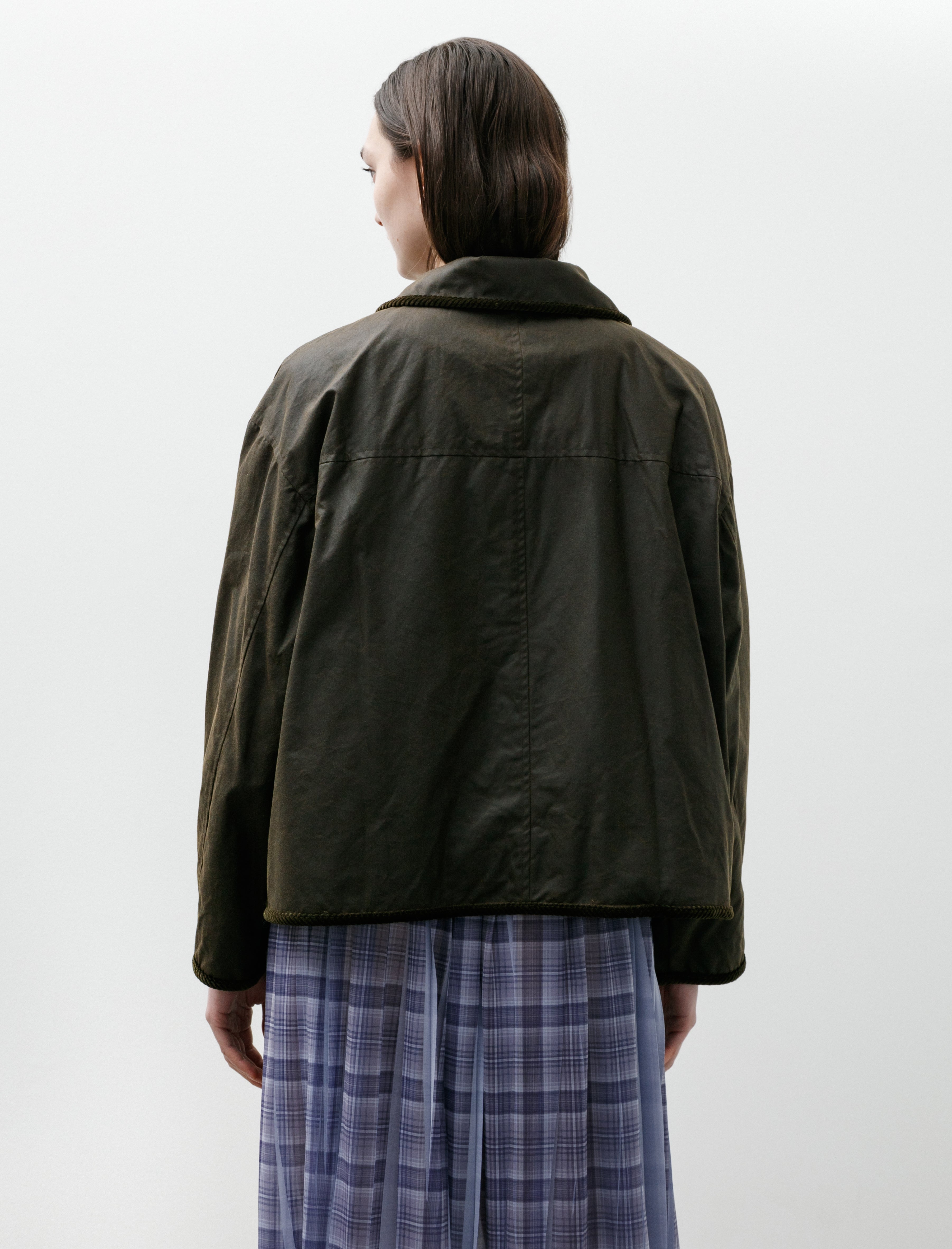 Cawley British Oilskin Women's Flying Jacket Olive