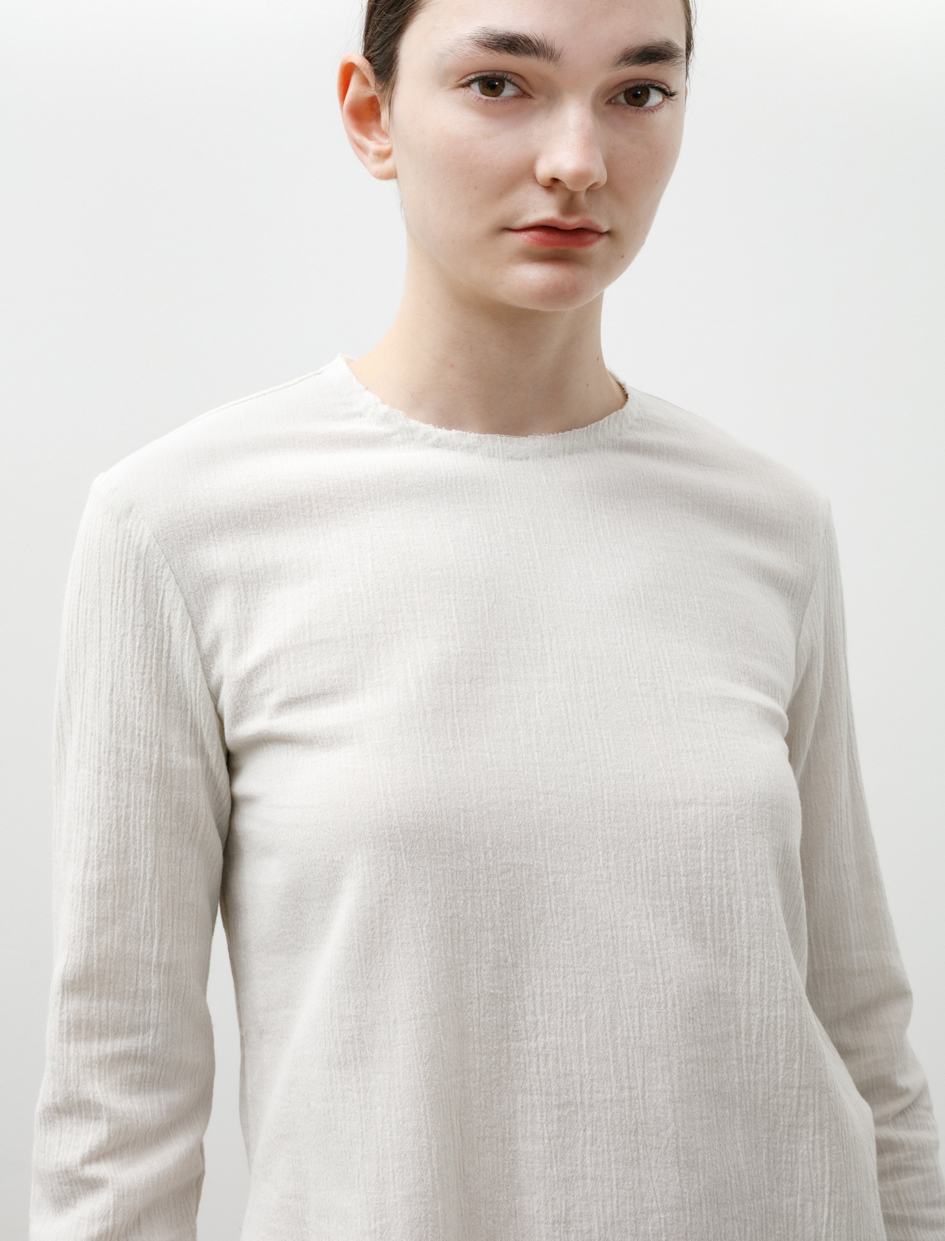 Lauren Manoogian Raw Apron Top Chalk