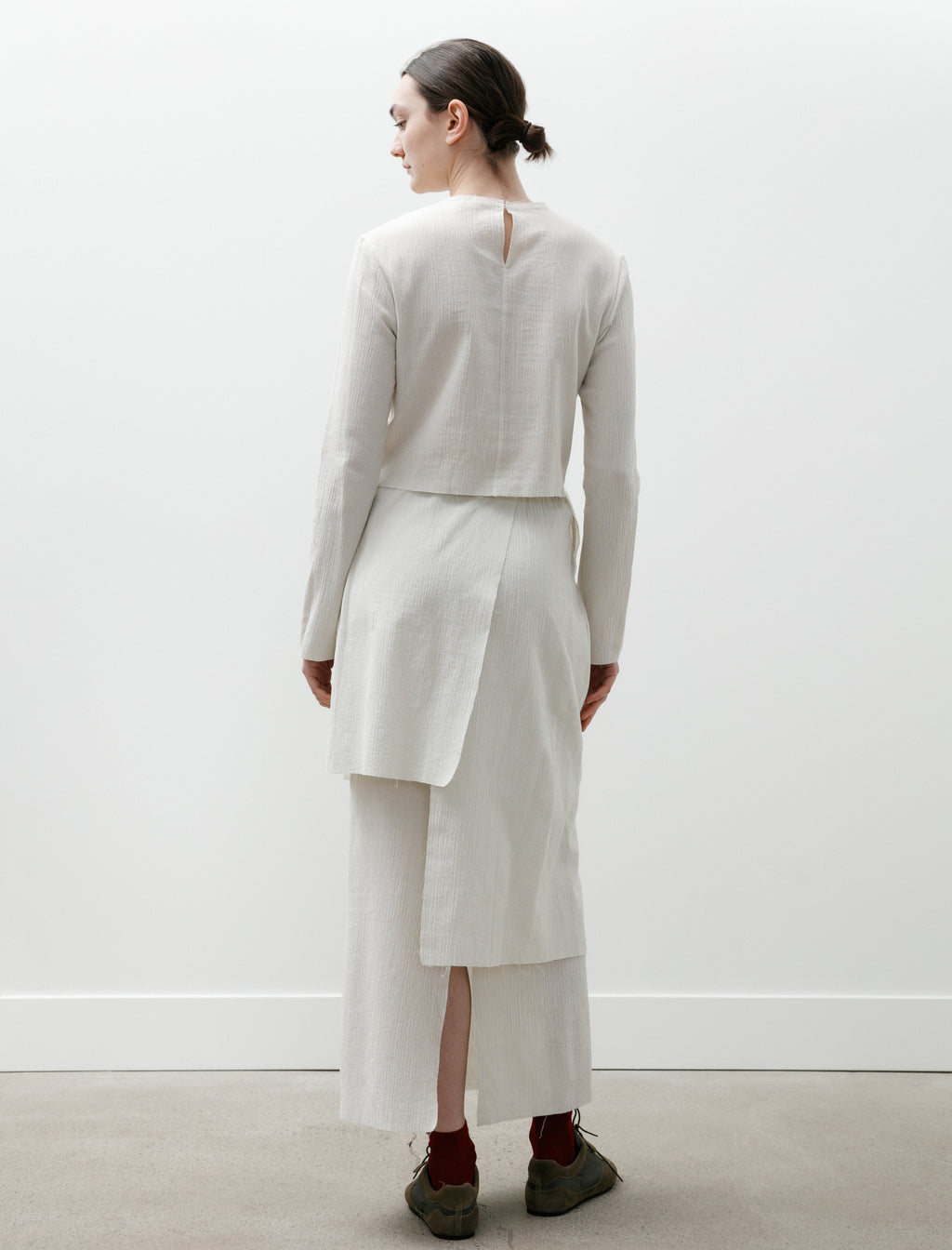 Lauren Manoogian Raw Layer Skirt Chalk – Neighbour
