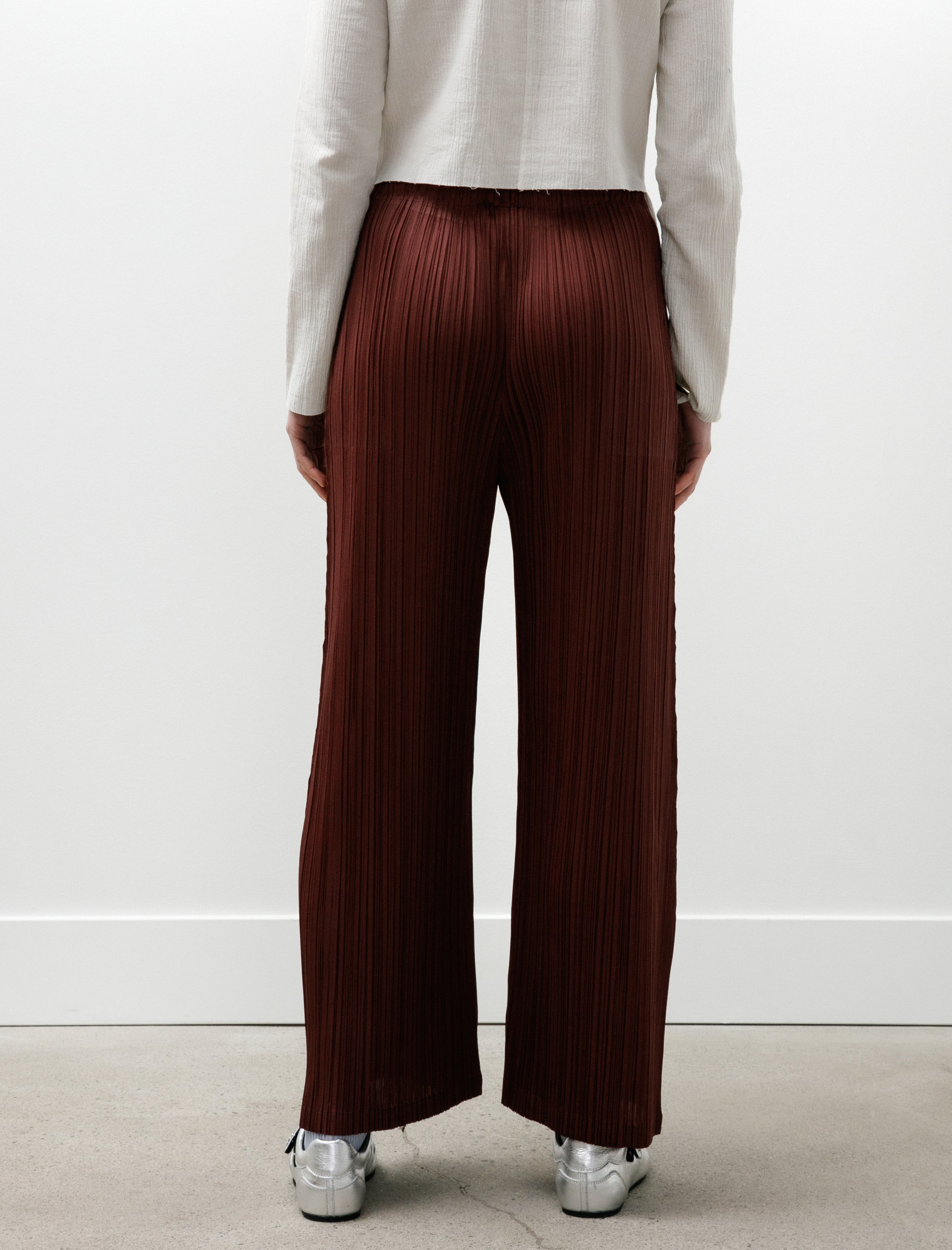 Pleats Please Monthly Colours Pants Bordeaux