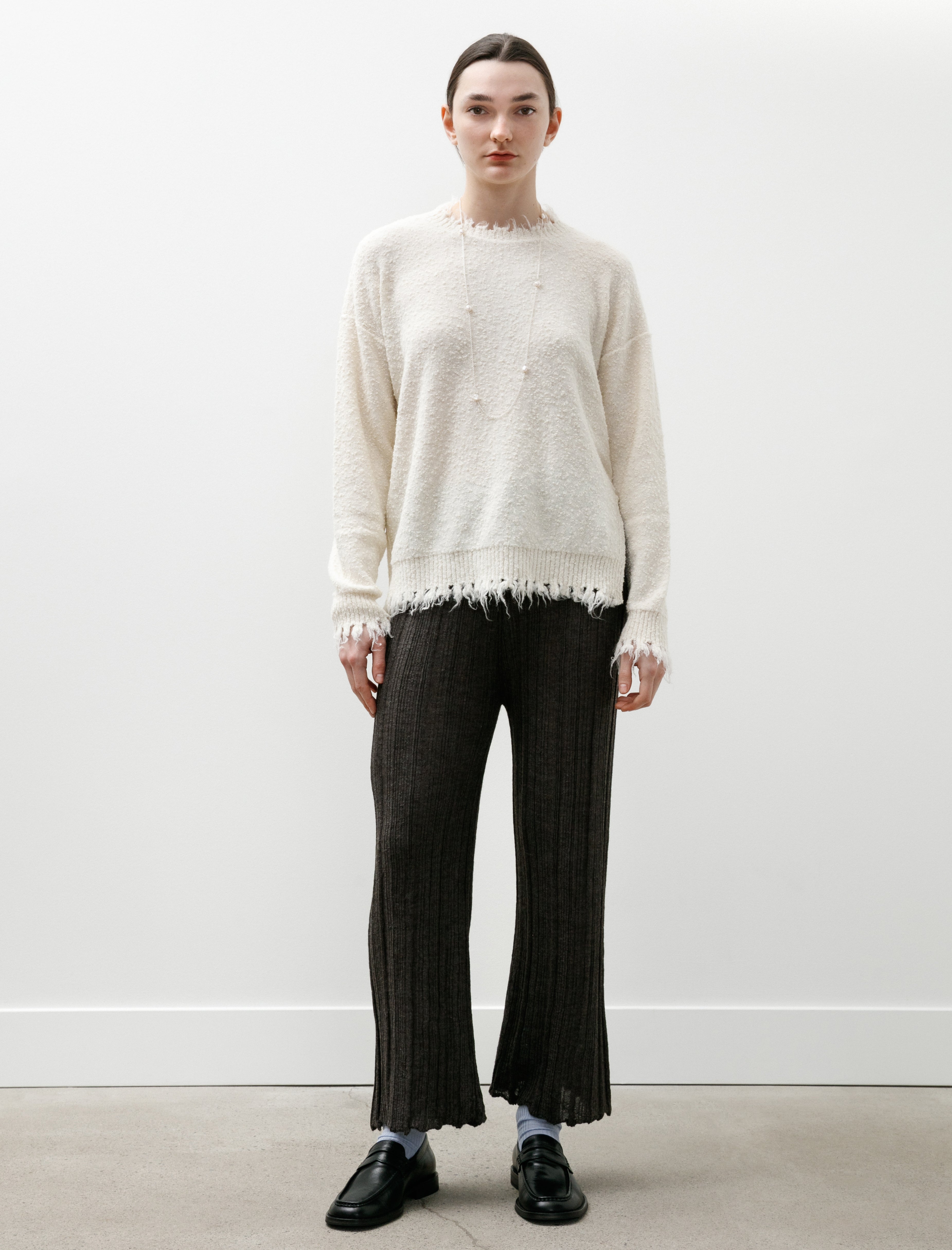 Lauren Manoogian Plisse Pants Blackened