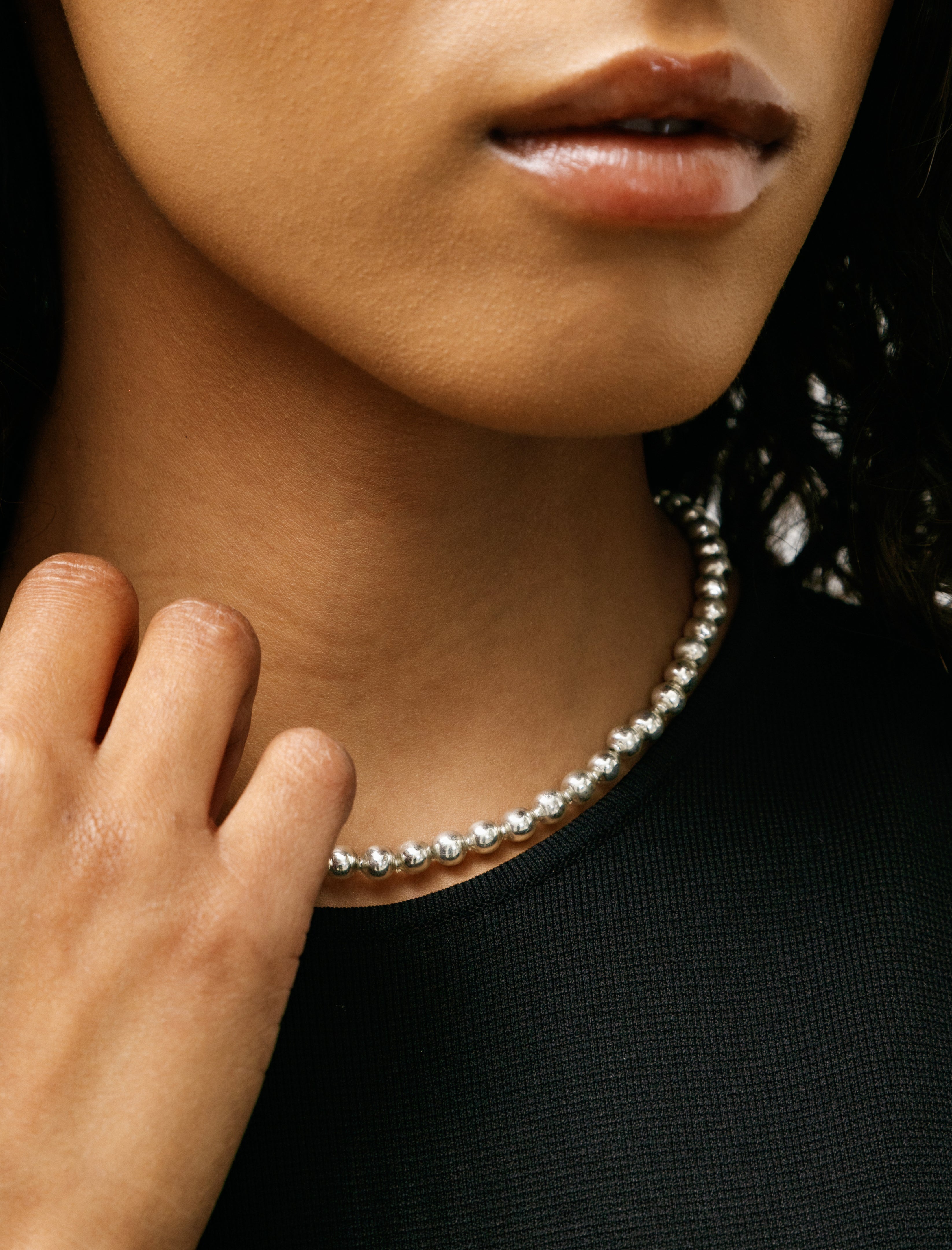 Sisi Joia Boule Necklace Silver