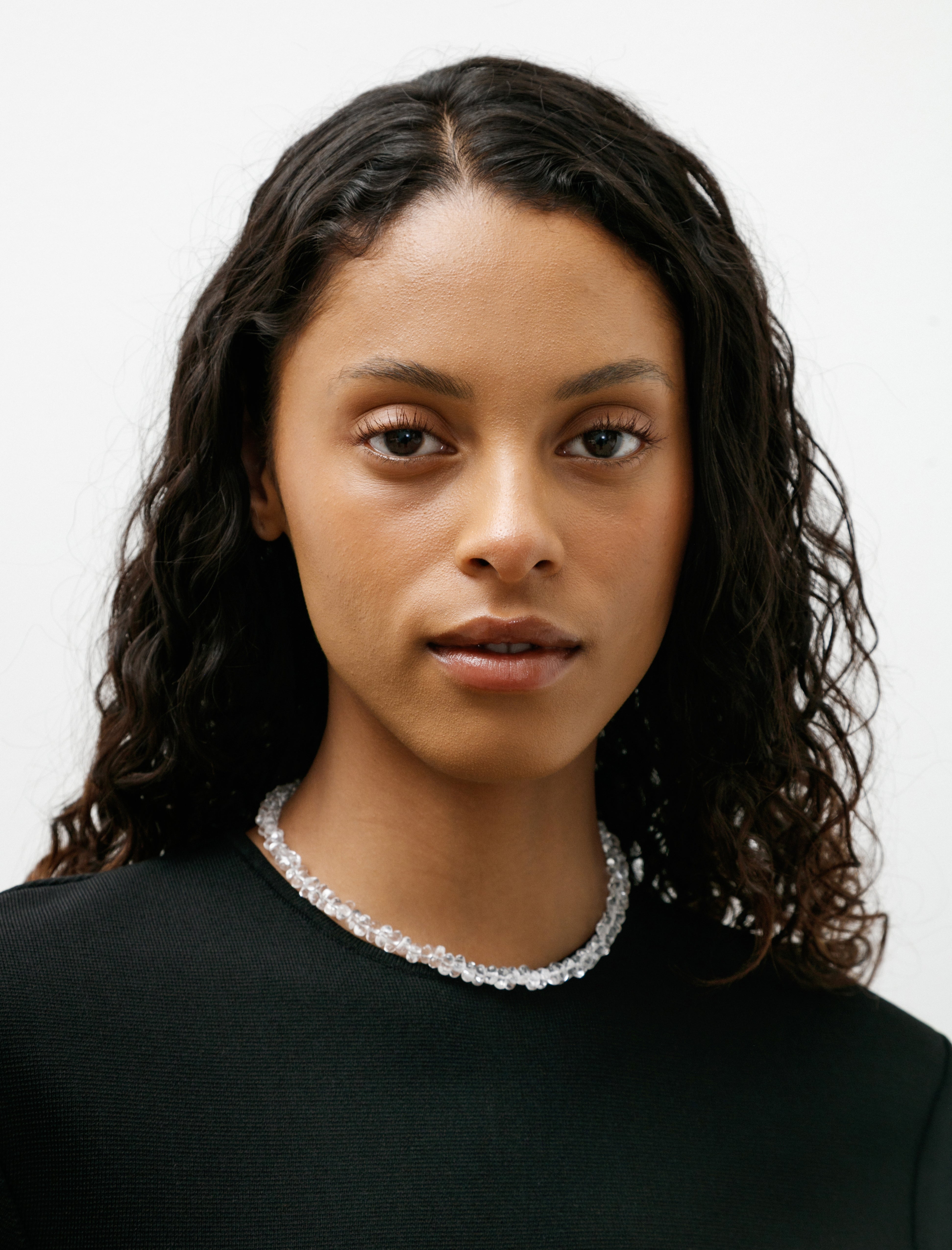 Sisi Joia Caillou Necklace Clear